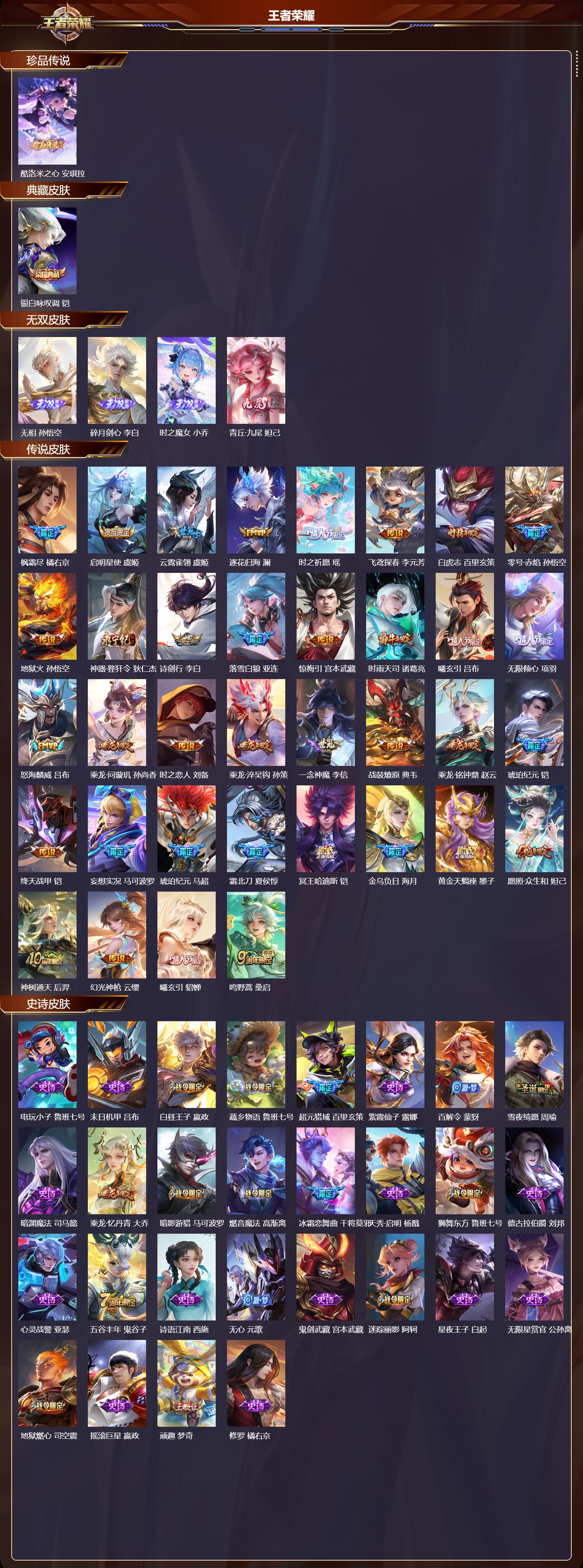 WZCMW447744王者荣耀账号详情图6