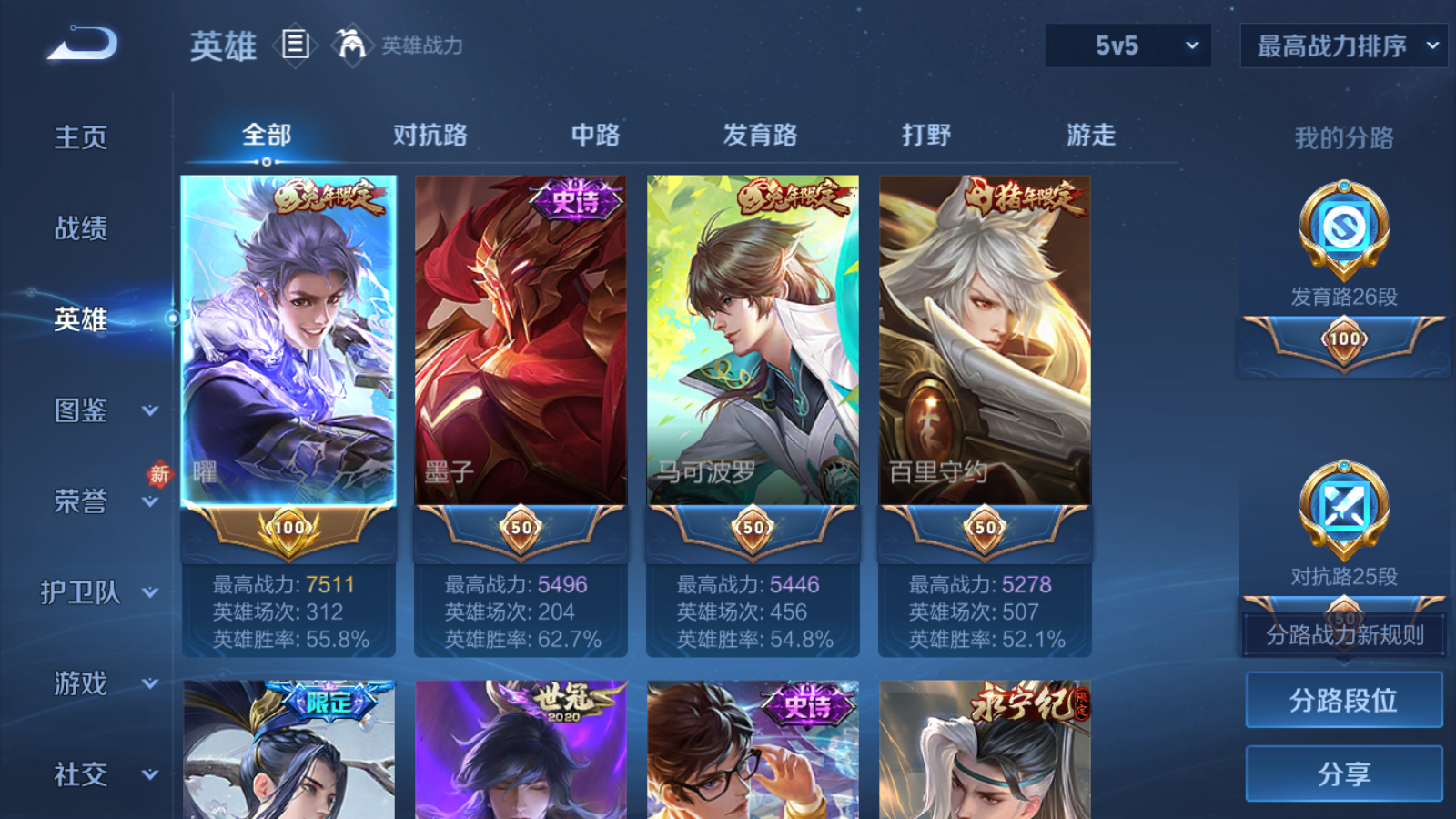 WZCMW455930王者荣耀账号详情图3