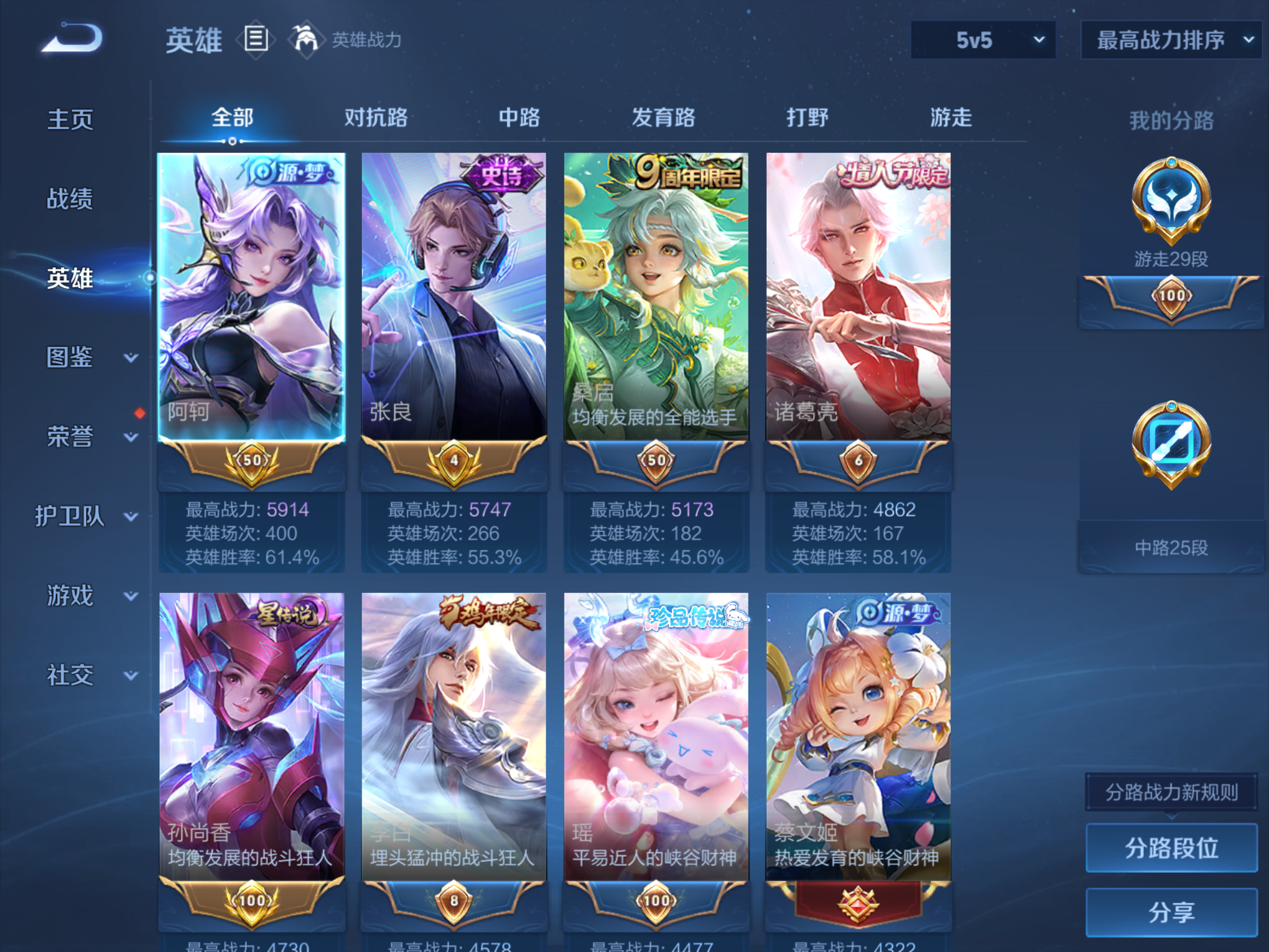 WZCMW456017王者荣耀账号详情图3