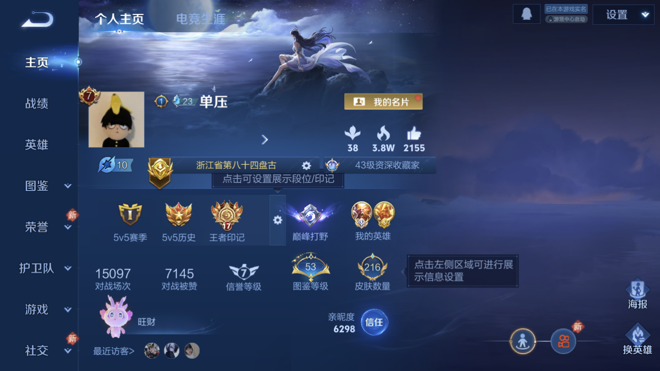 WZZM459704王者荣耀账号详情图2