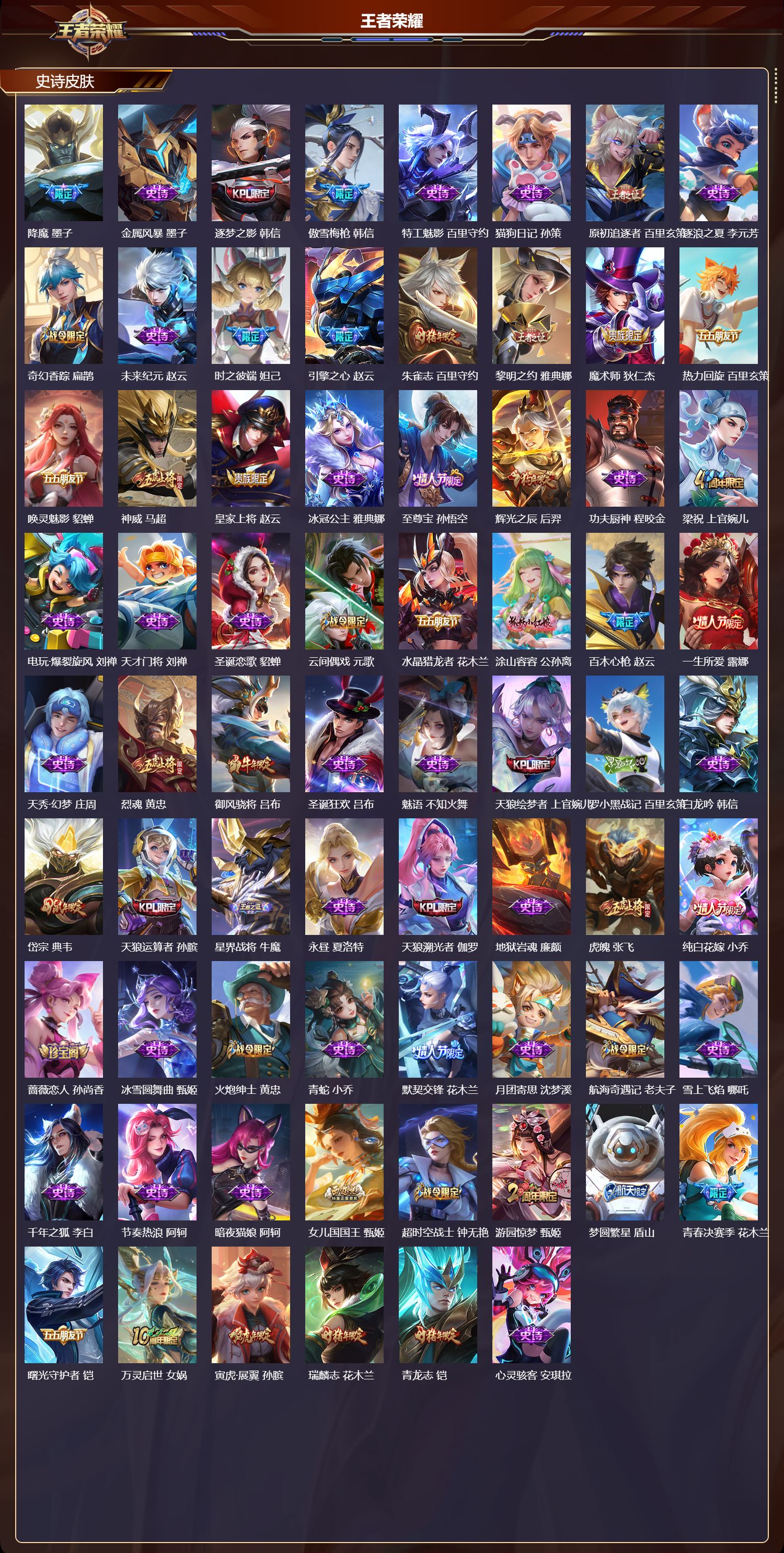 WZCMW447485王者荣耀账号详情图8