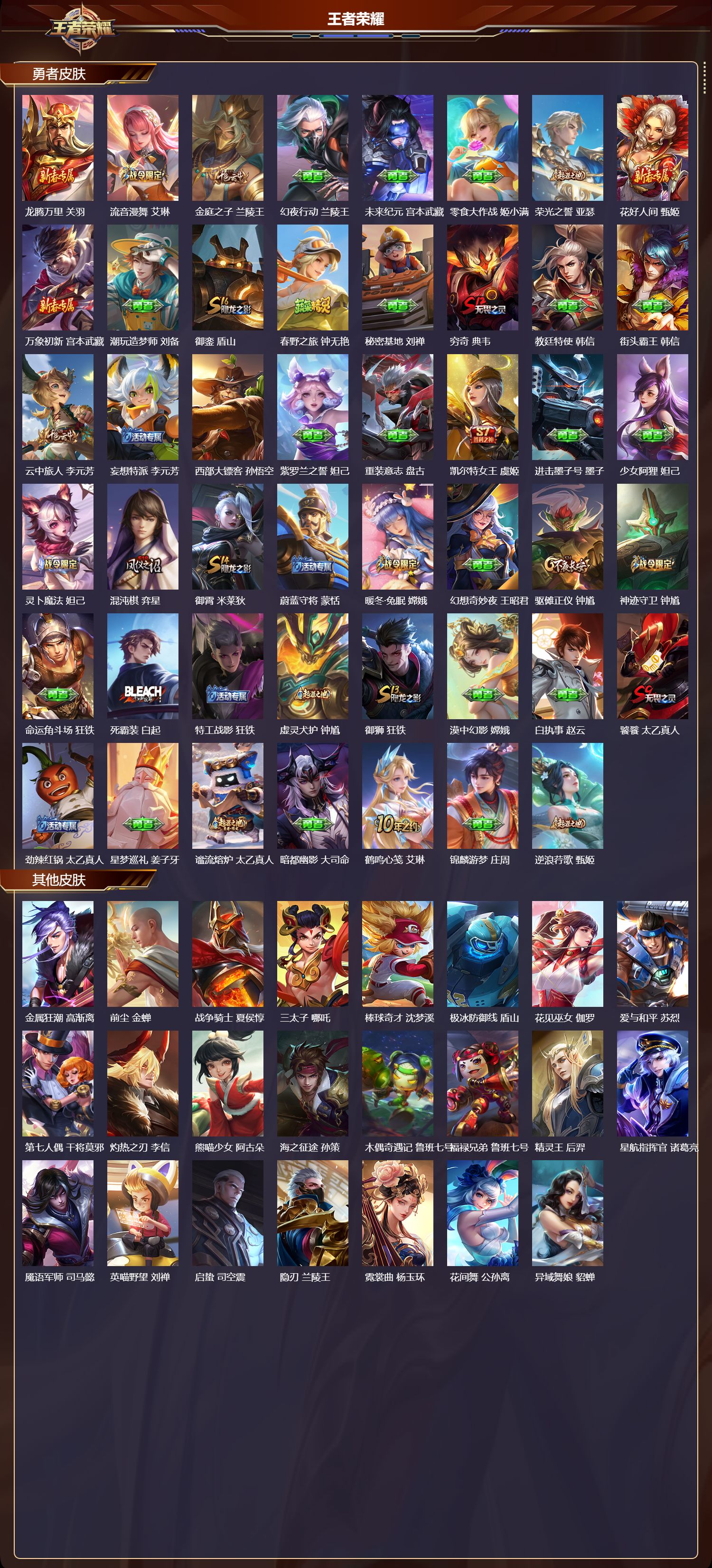 WZQM451421王者荣耀账号详情图6