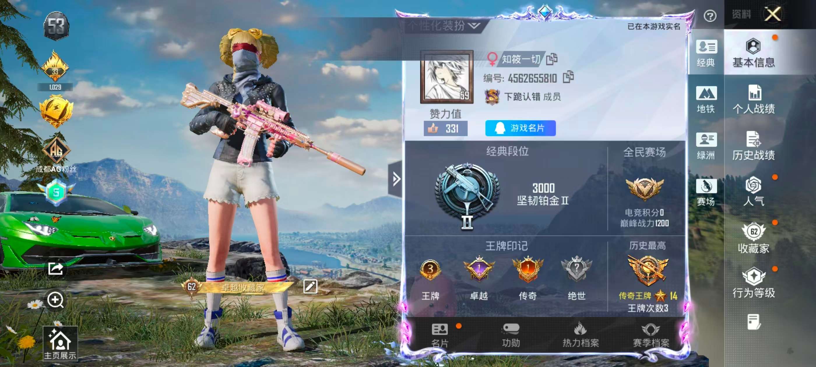 HPCMW425477和平精英账号详情图2