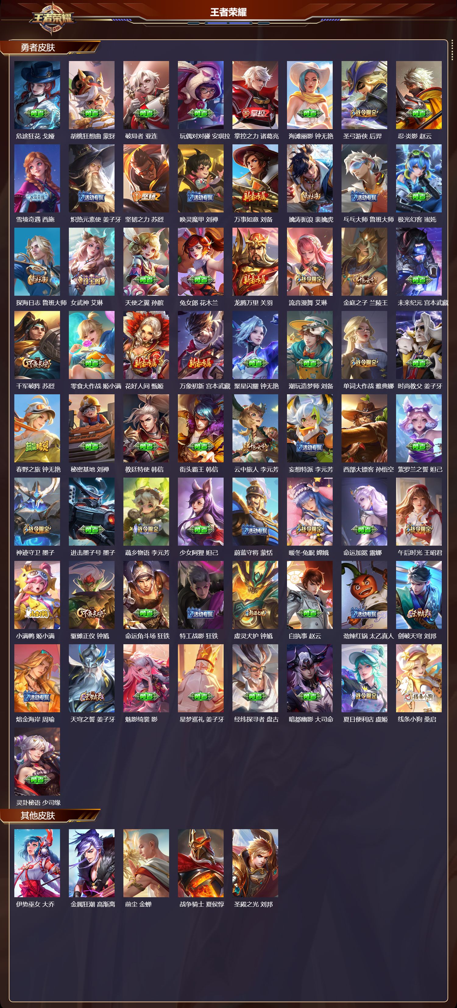 WZQM451422王者荣耀账号详情图6