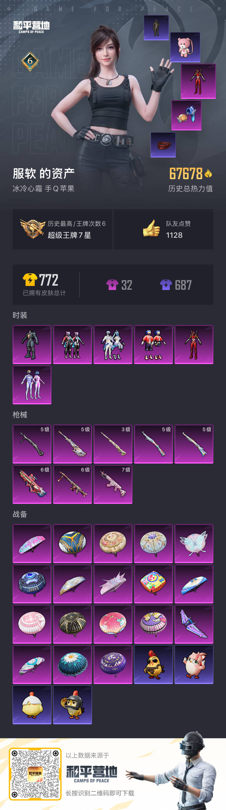 HPCMW426118和平精英账号详情图4