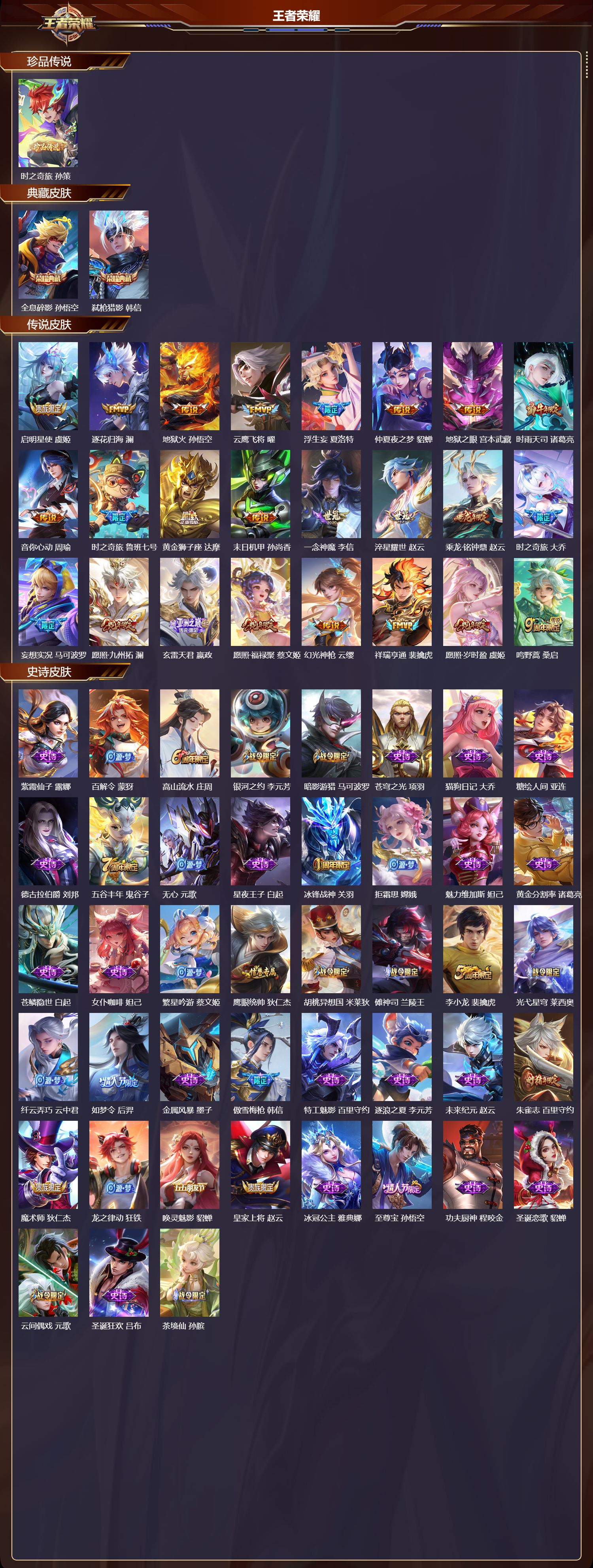 WZQM451423王者荣耀账号详情图3