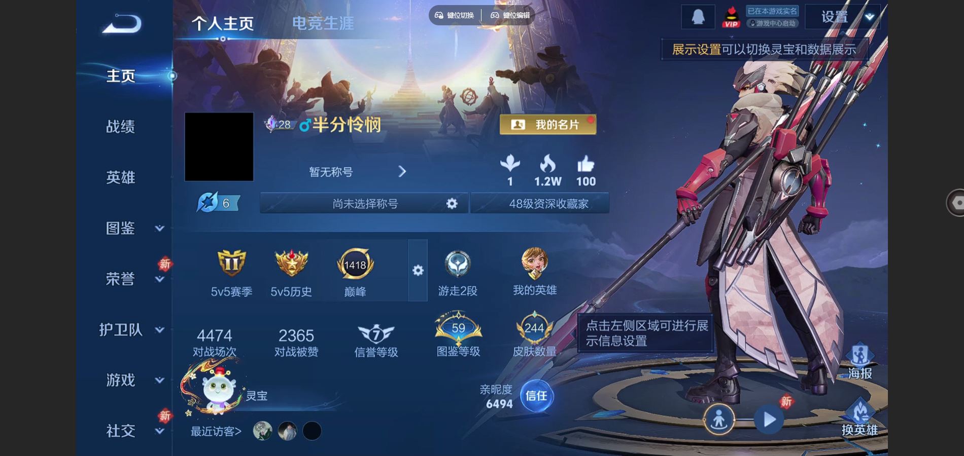 WZCMW455249王者荣耀账号详情图2