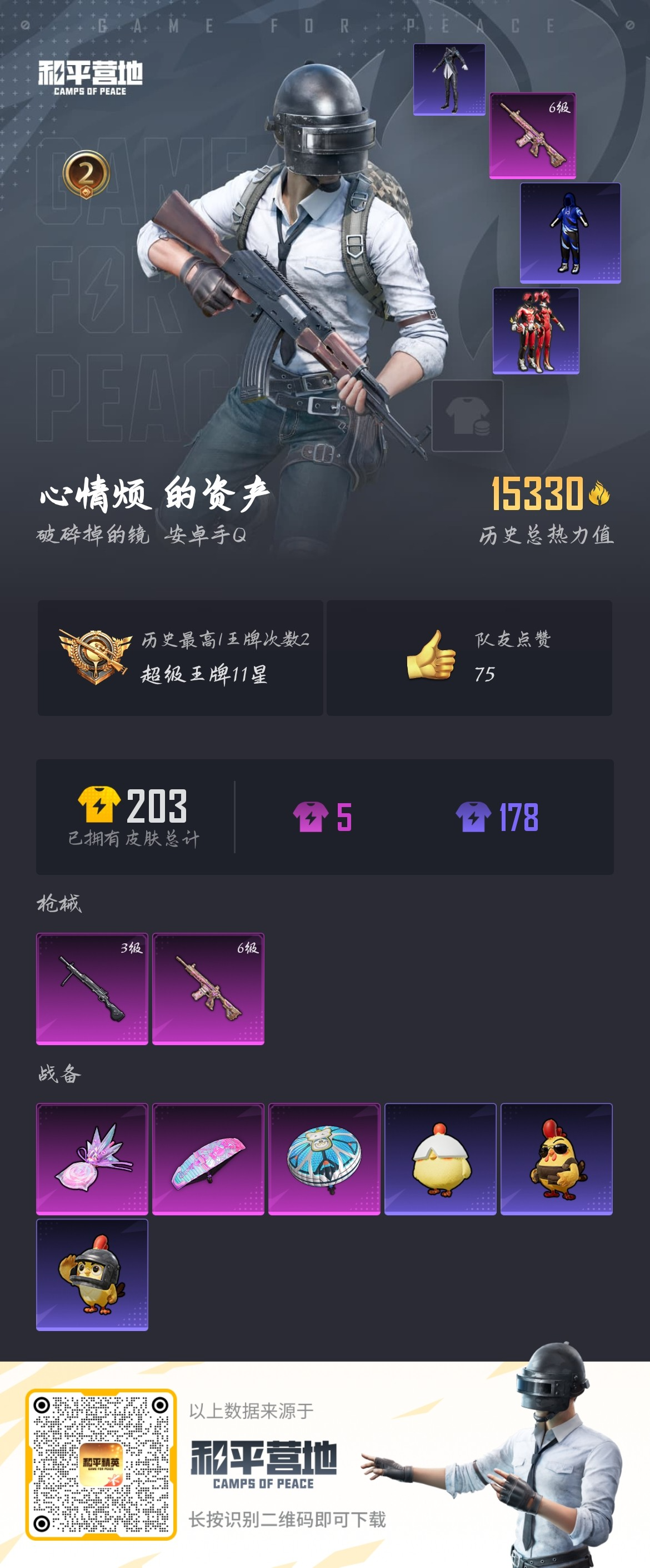 HPSJ426166和平精英账号详情图2