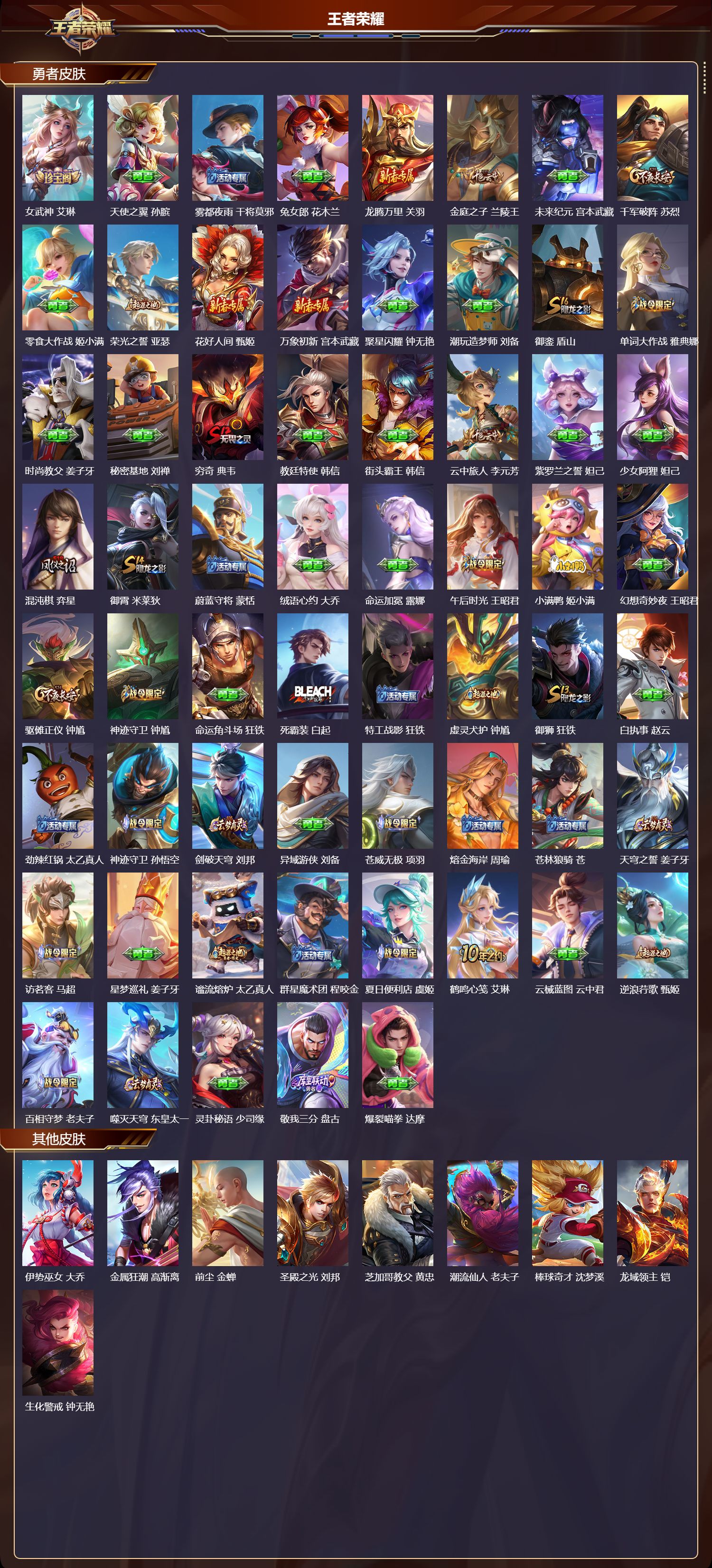 WZQM454788王者荣耀账号详情图6