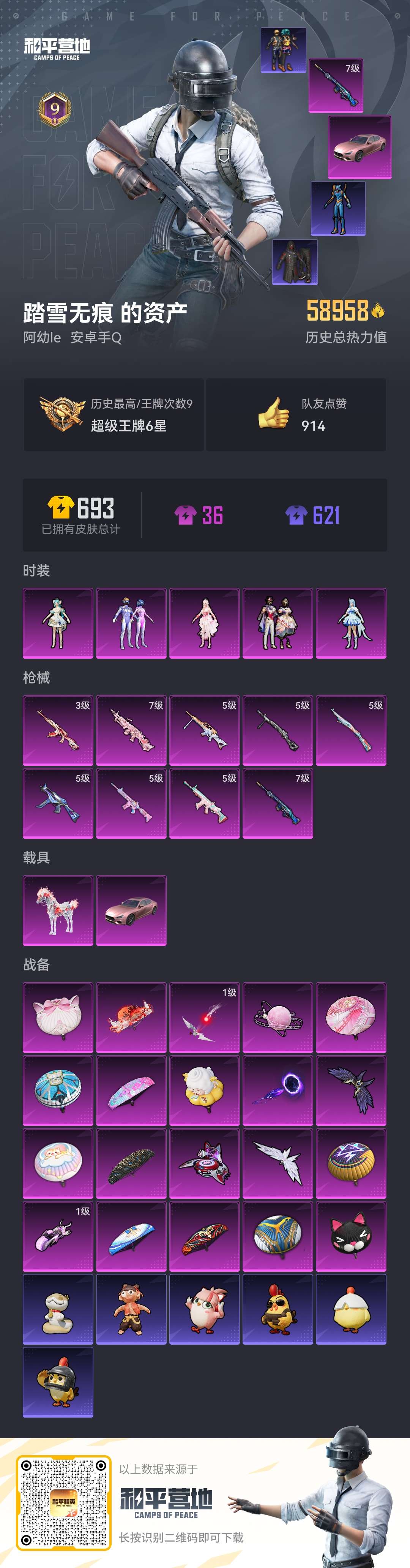 HPCMW431565和平精英账号详情图2