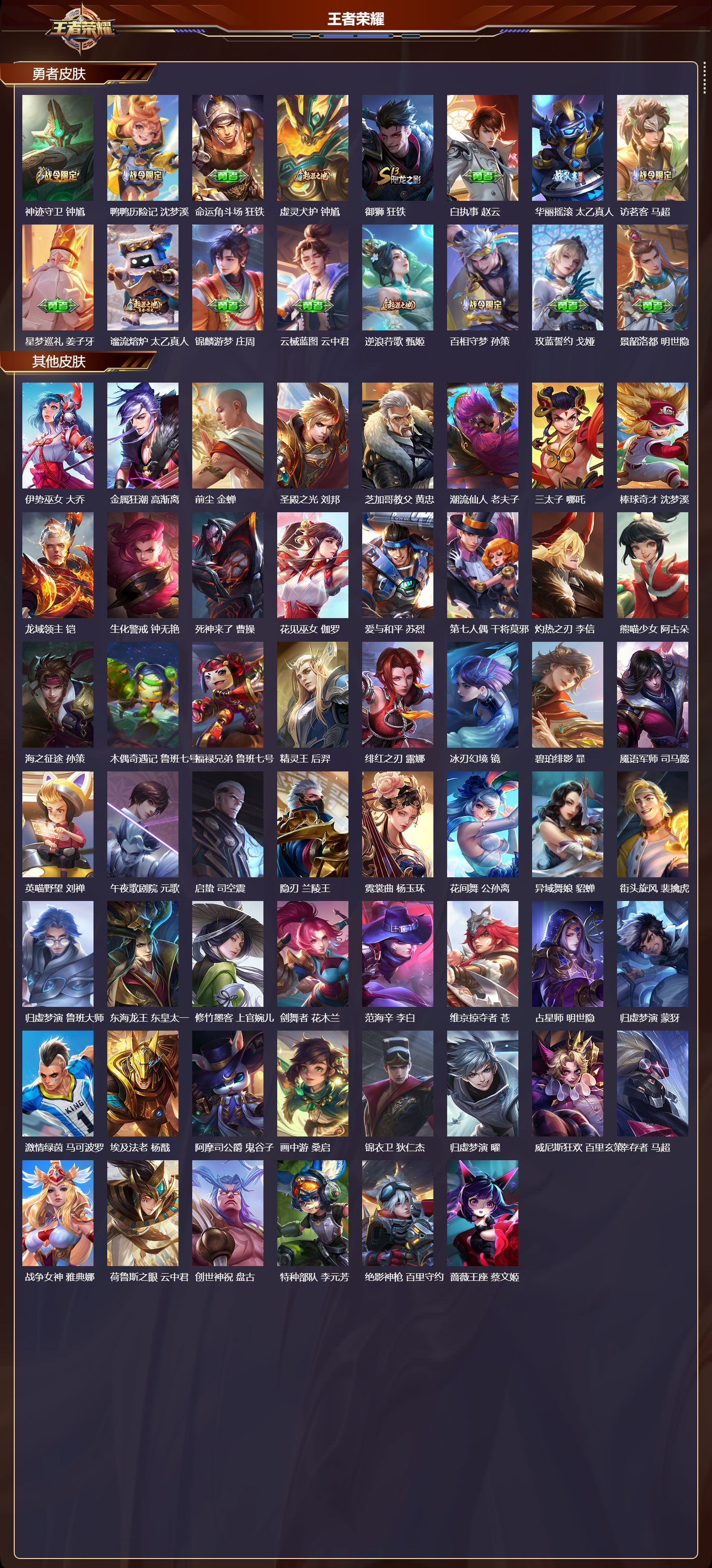 WZQM454785王者荣耀账号详情图6