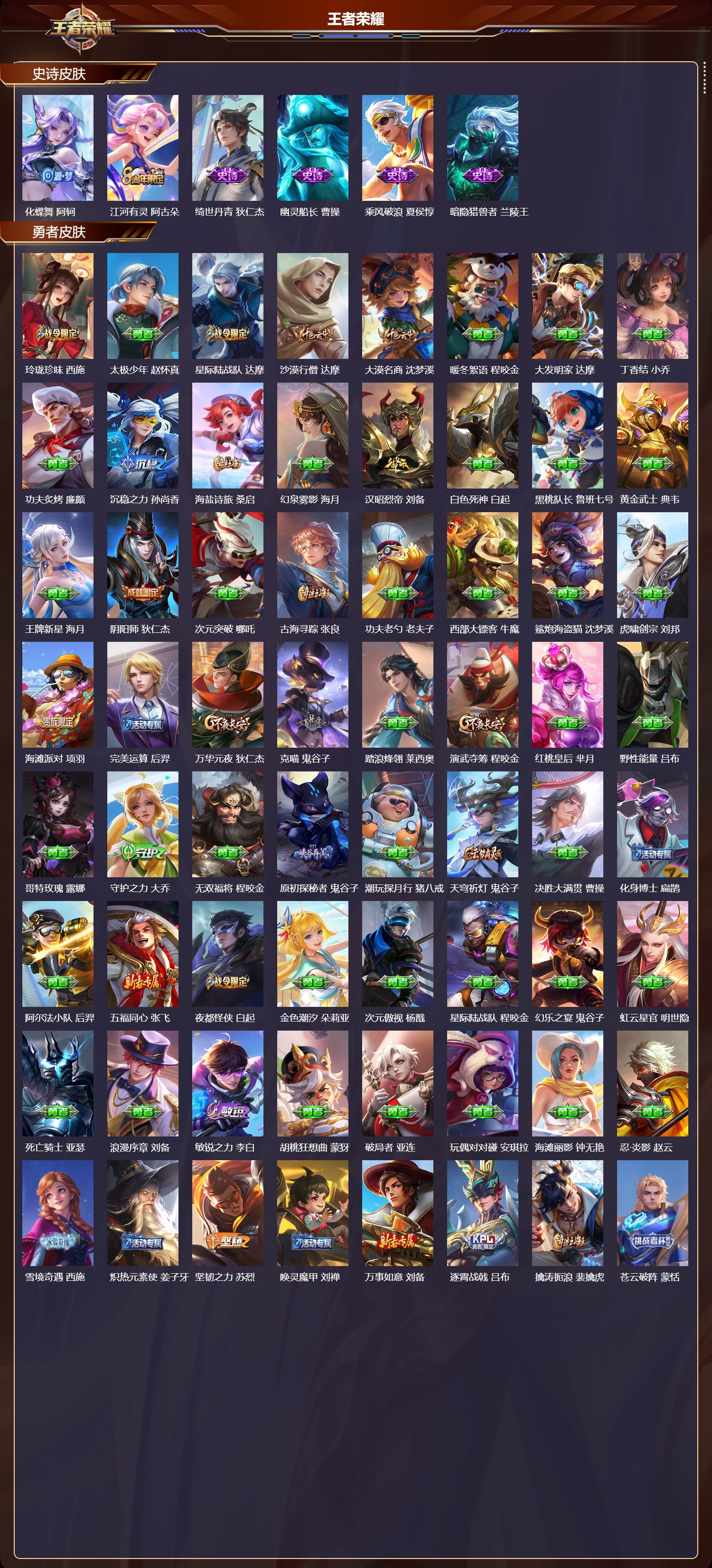 WZQM454806王者荣耀账号详情图5