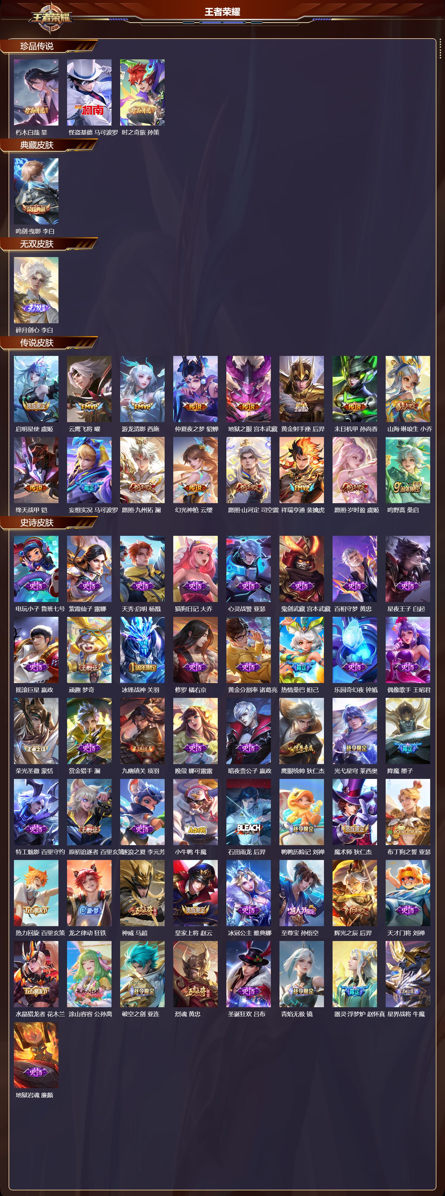 WZCMW452021王者荣耀账号详情图6