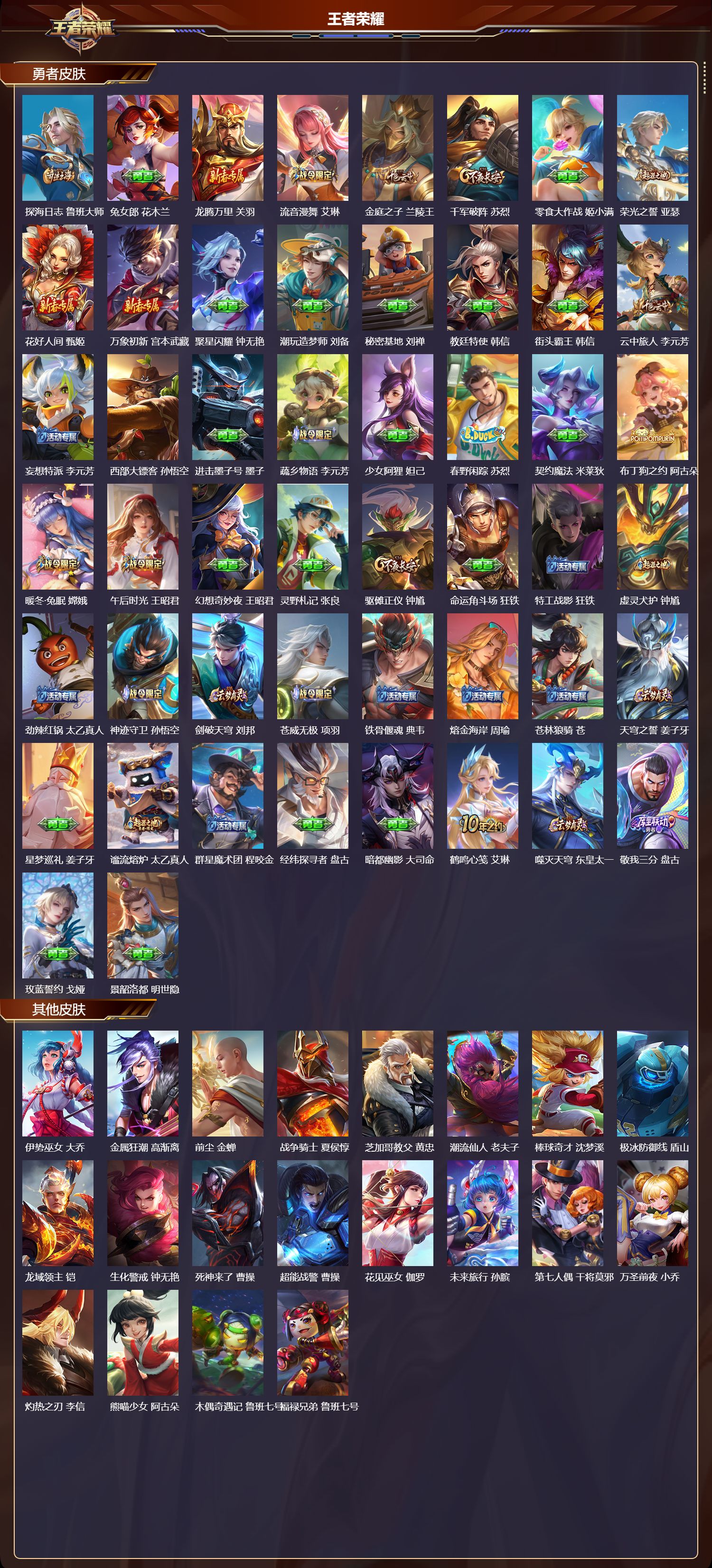 WZQM454807王者荣耀账号详情图6