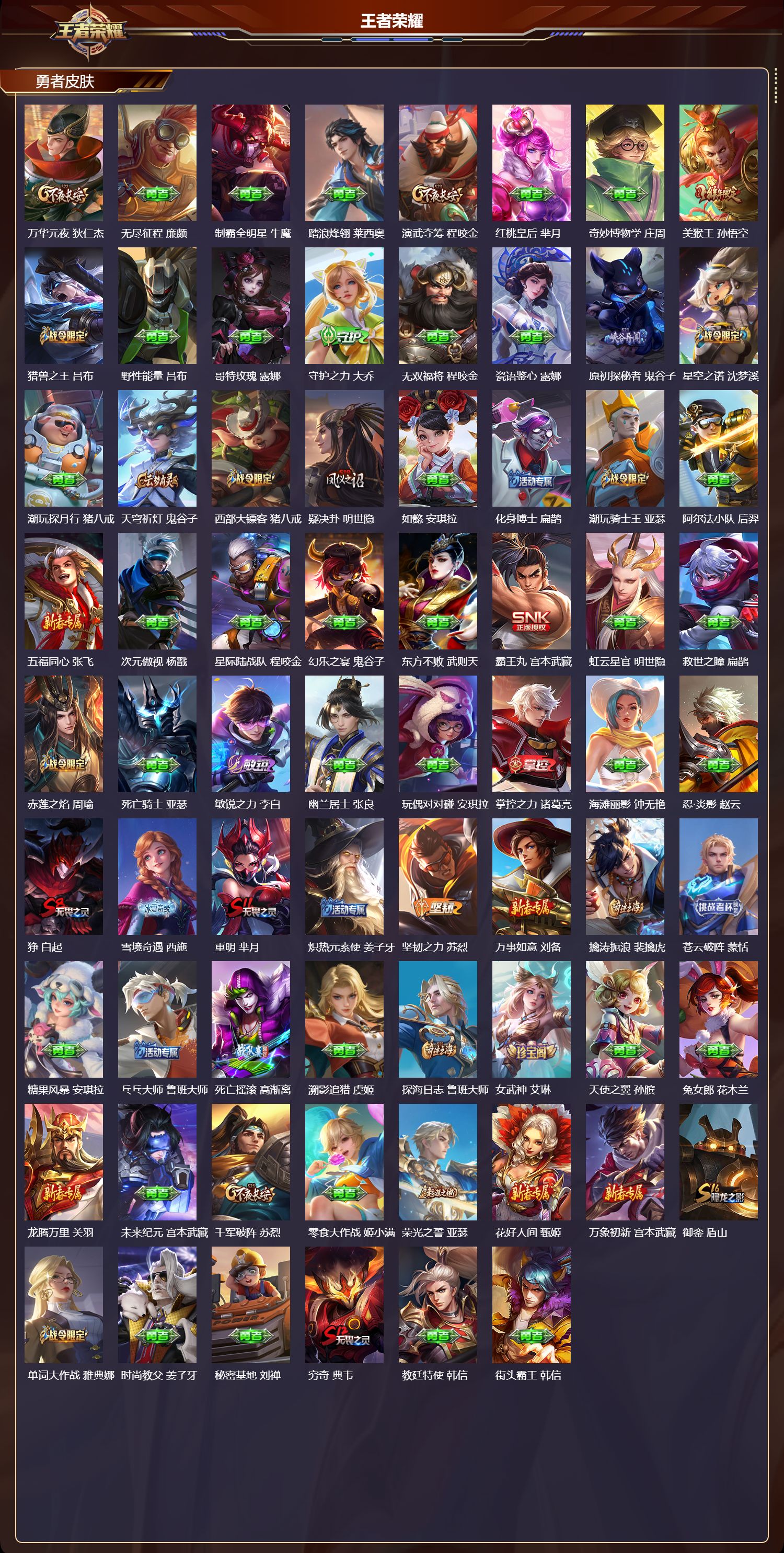 WZQM454798王者荣耀账号详情图6