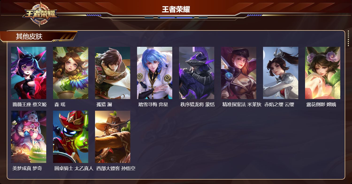 WZQM454801王者荣耀账号详情图7