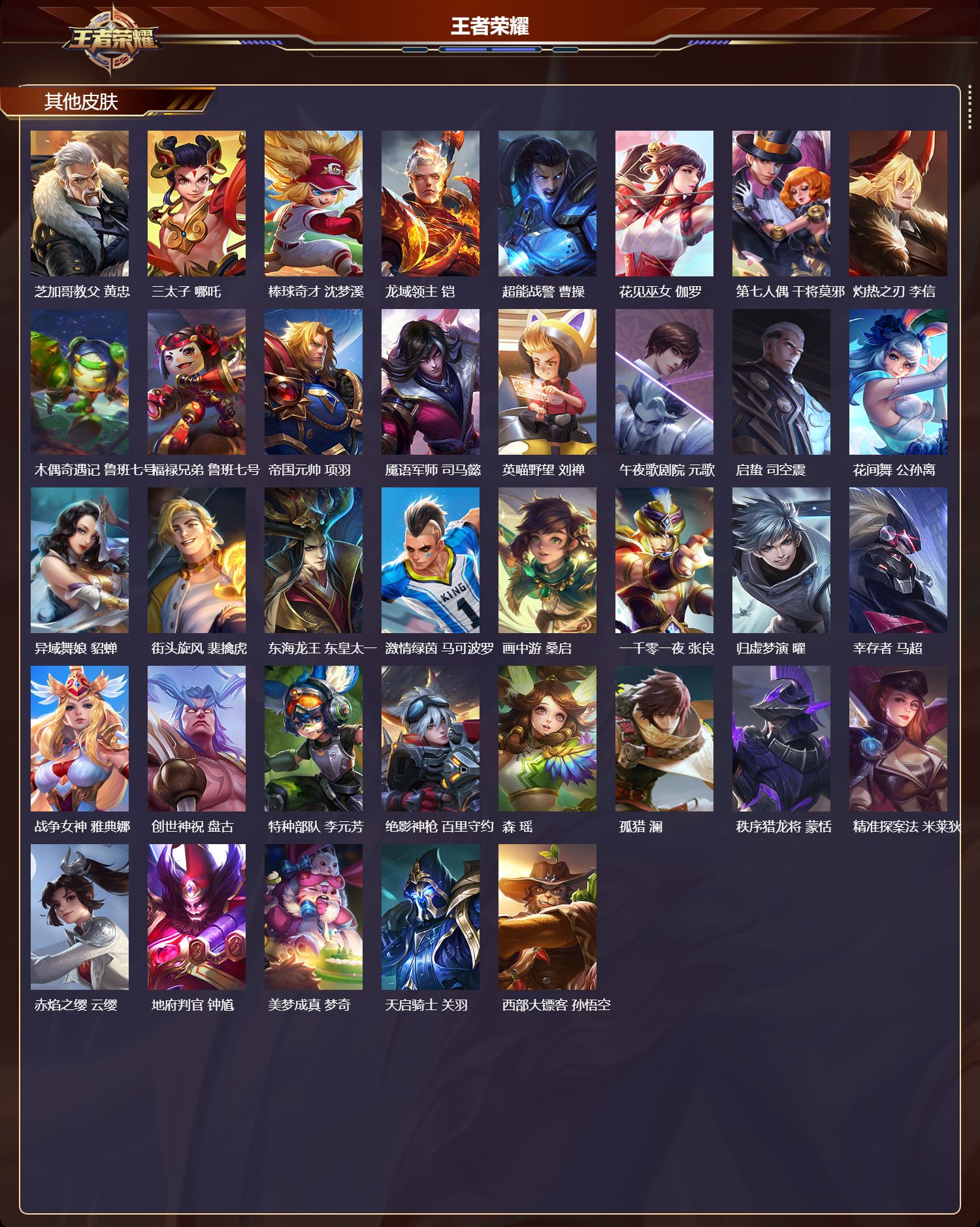 WZQM454810王者荣耀账号详情图6