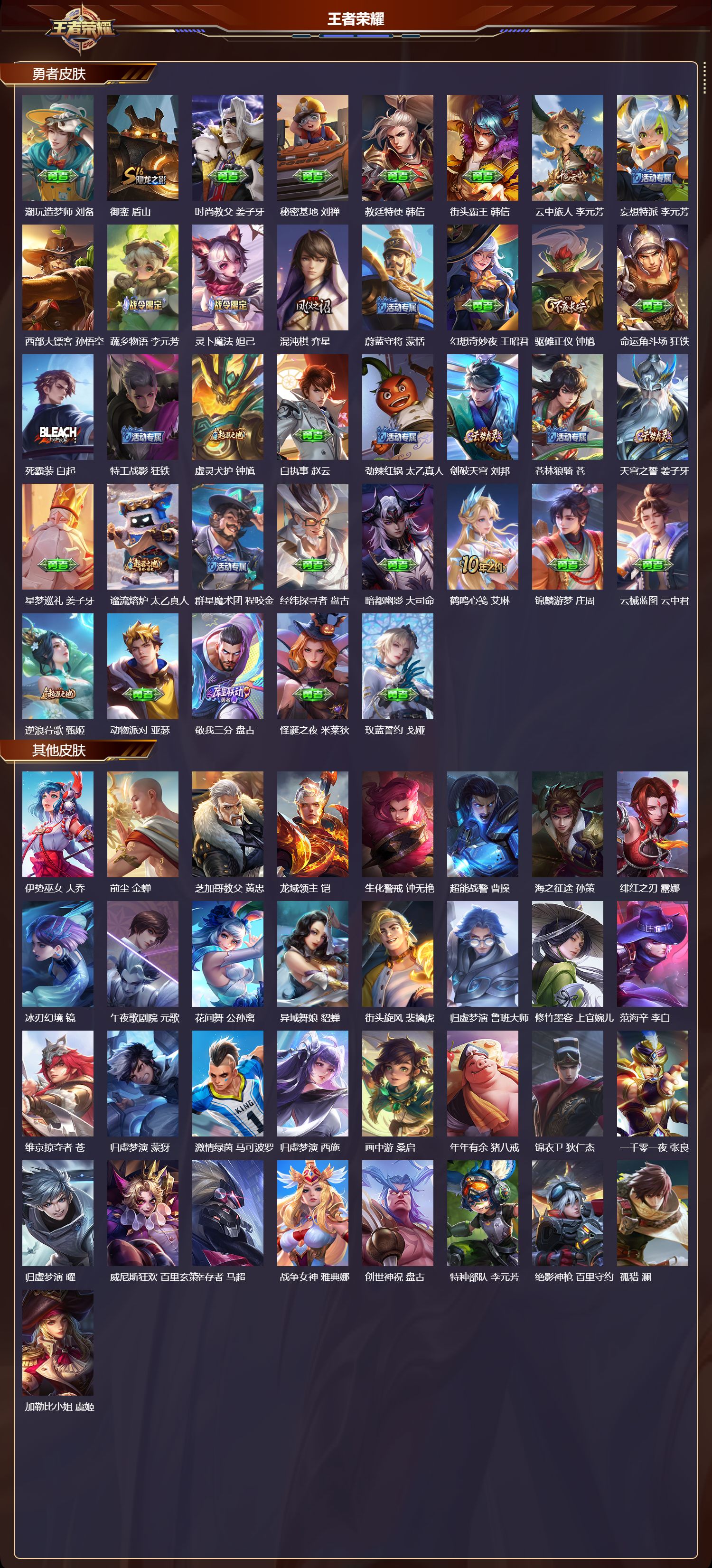 WZQM454790王者荣耀账号详情图5