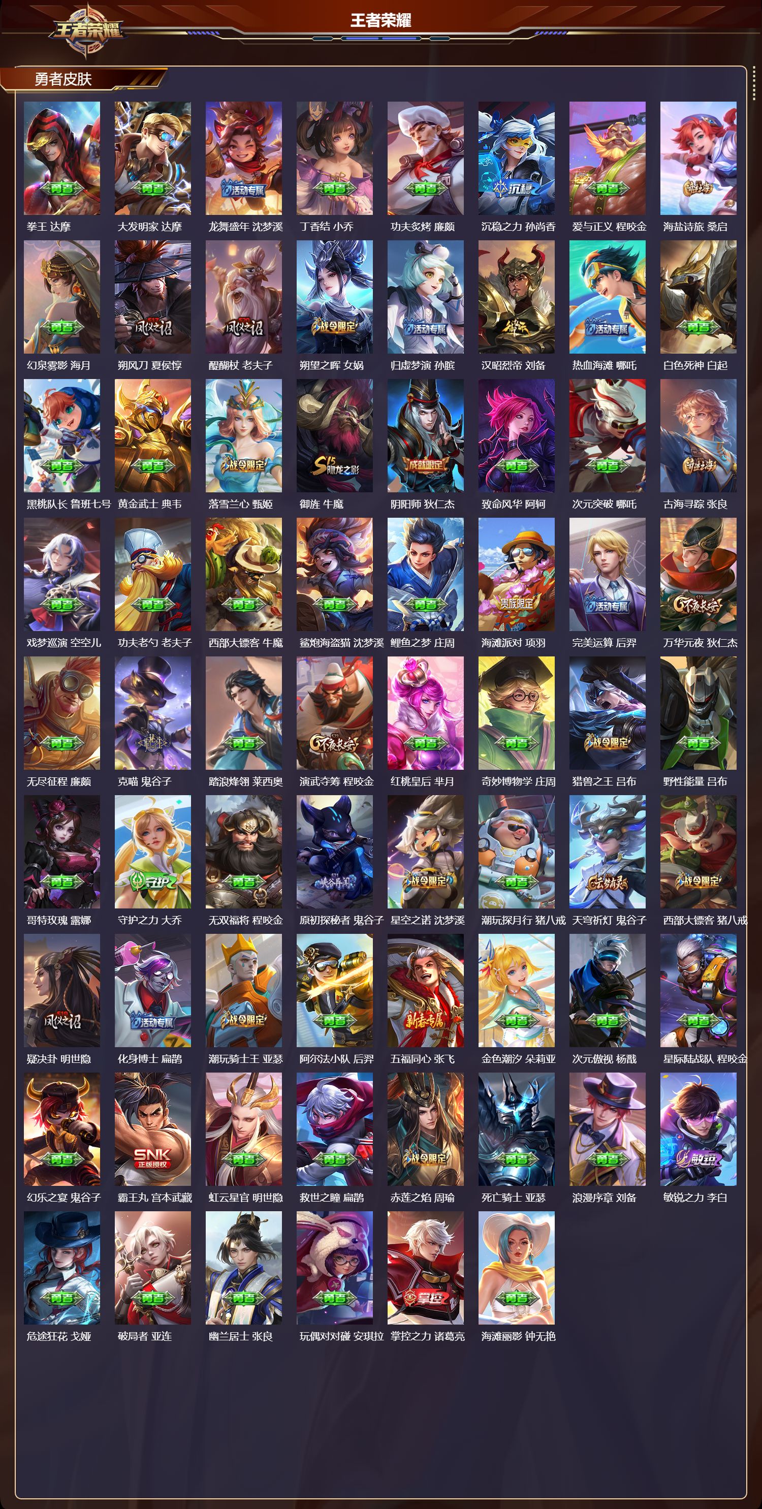 WZCMW462247王者荣耀账号详情图4