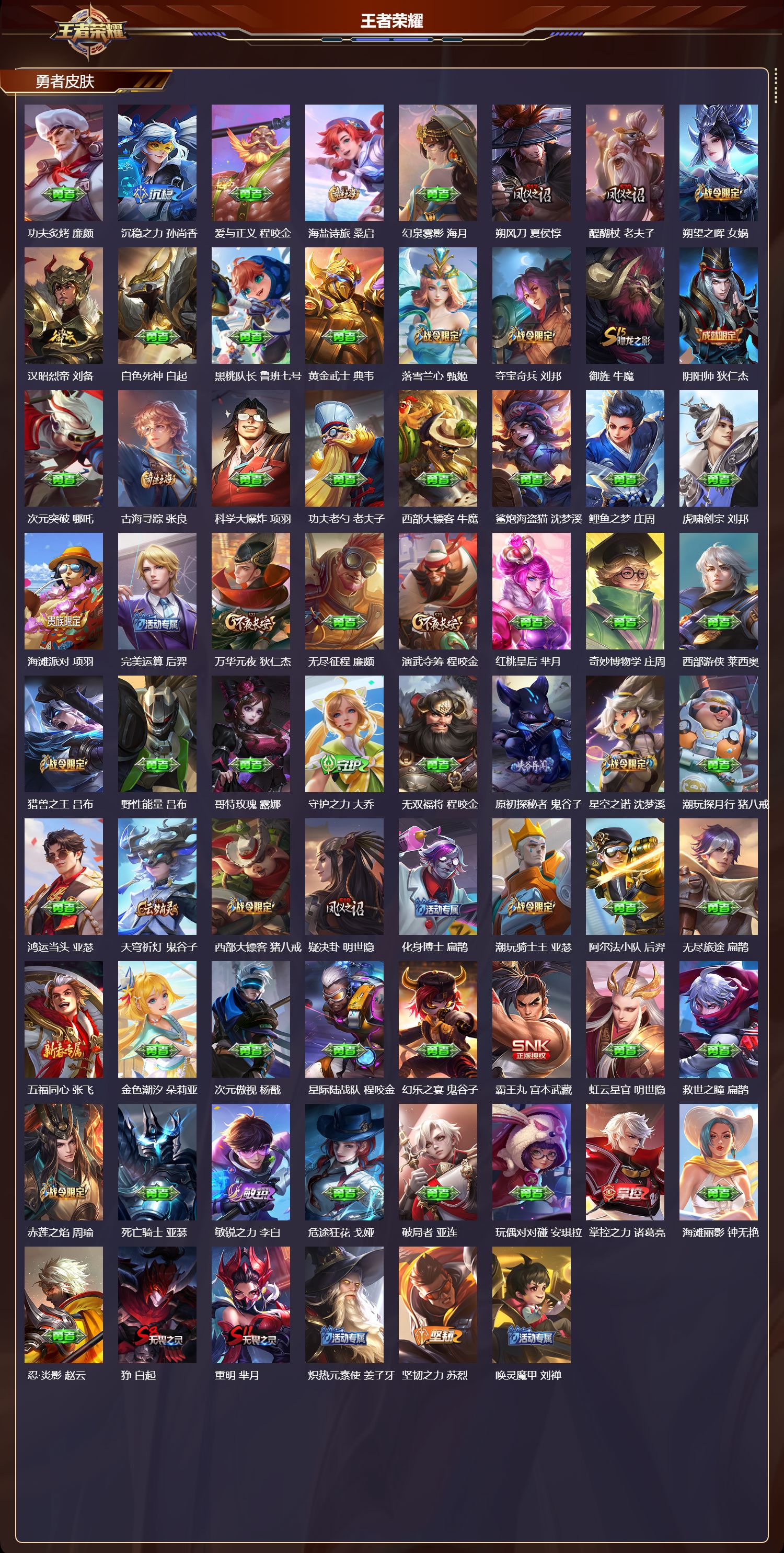 WZQM457580王者荣耀账号详情图5