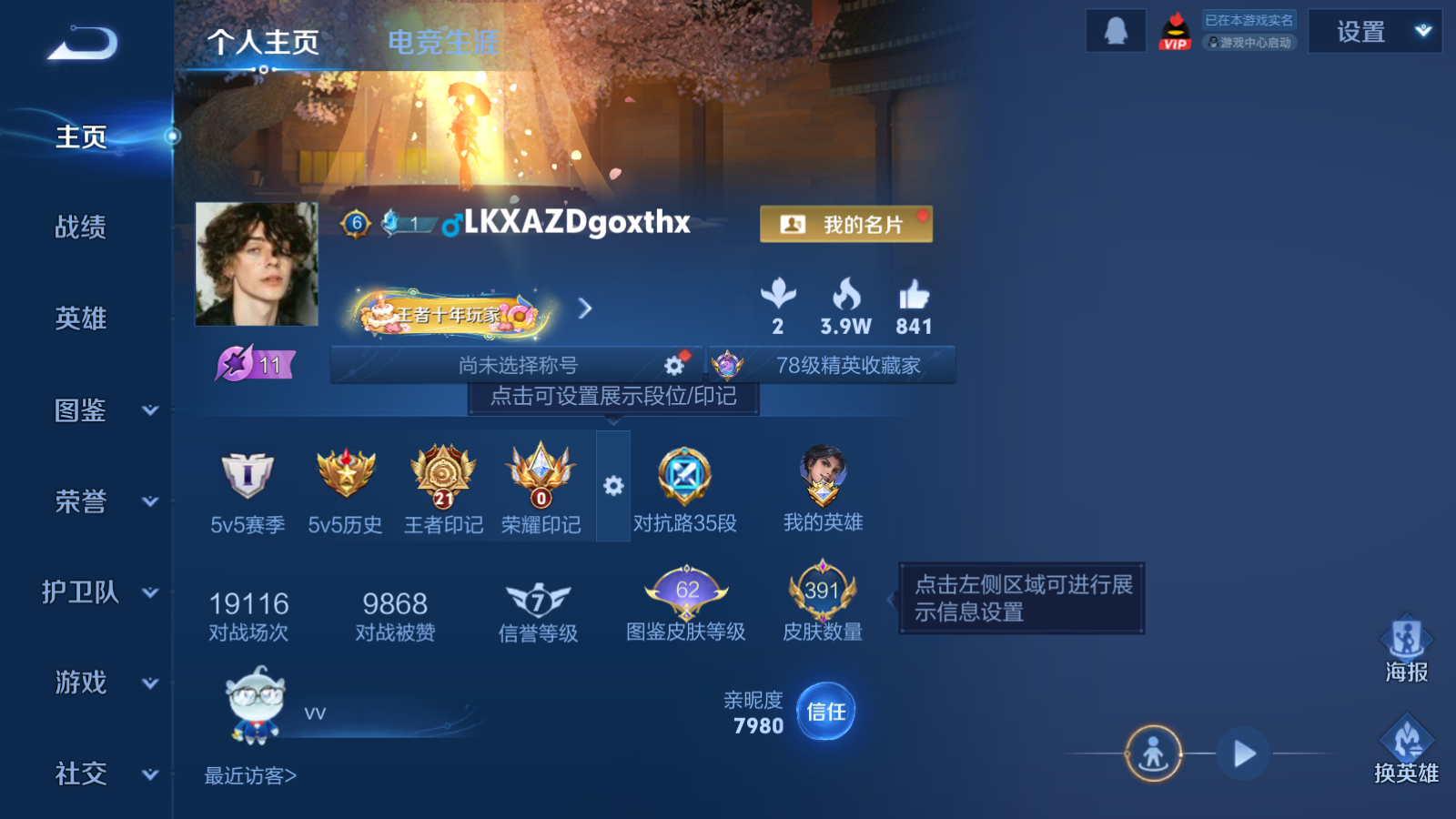 WZCMW461433王者荣耀账号详情图2