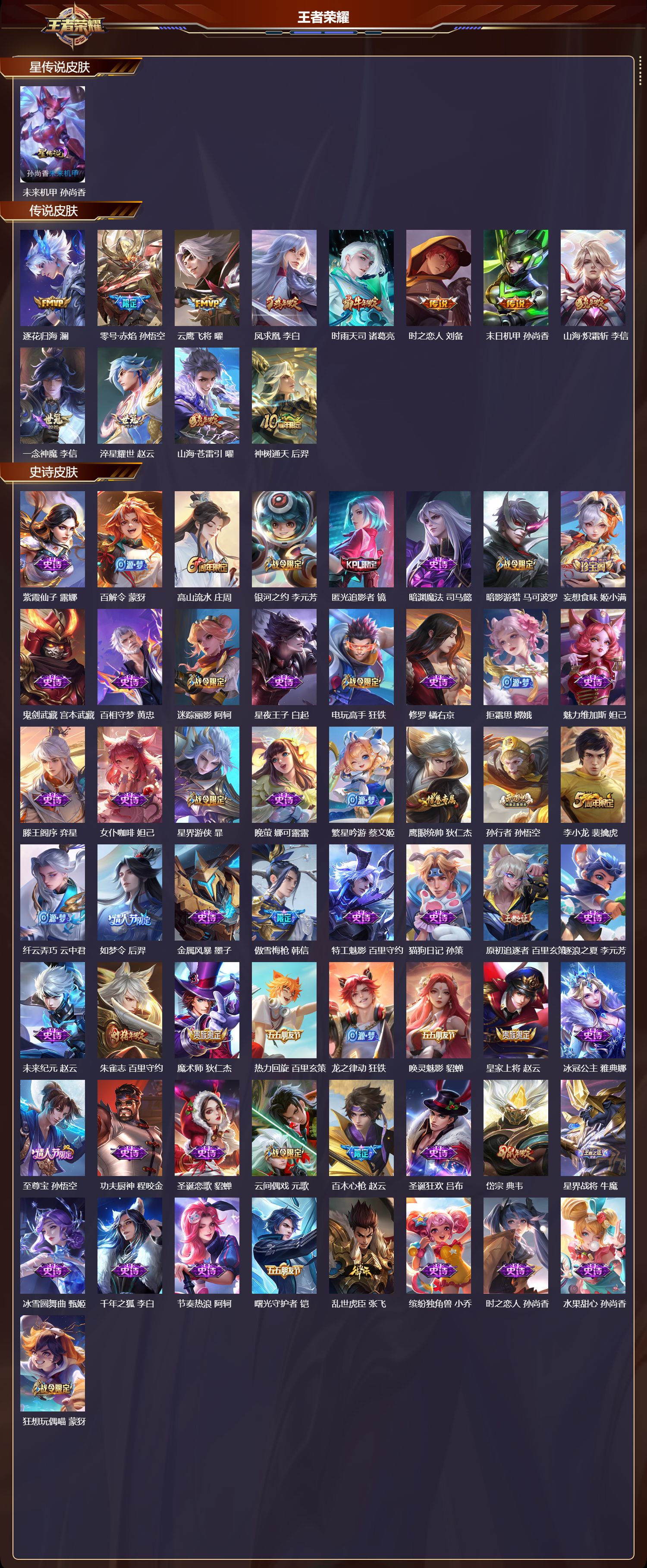 WZQM457596王者荣耀账号详情图3