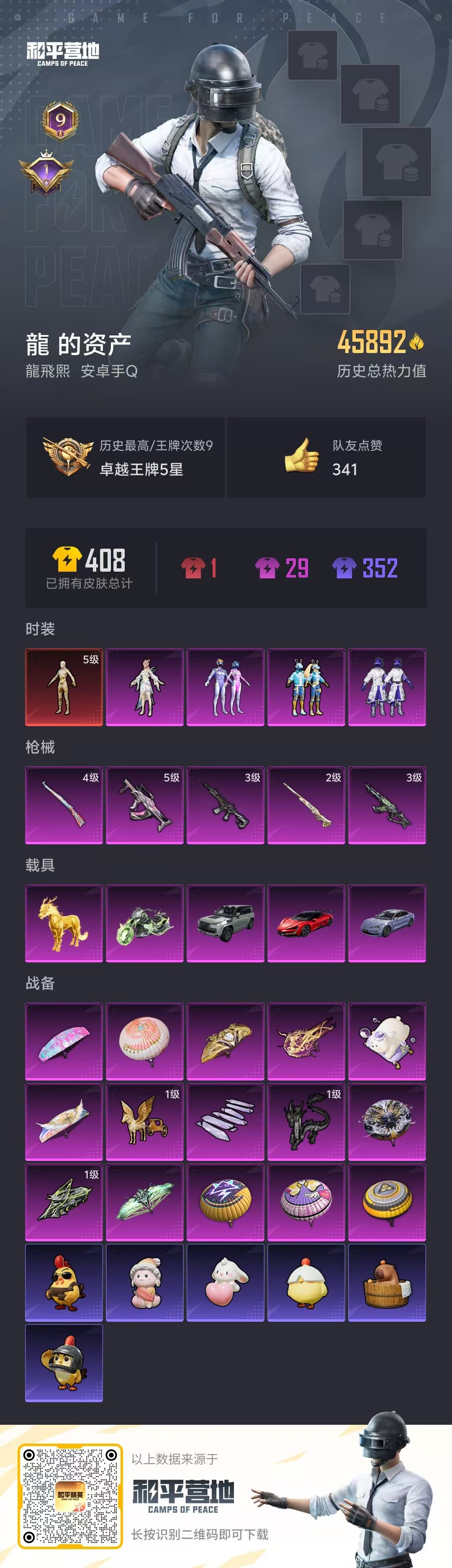 HPCMW429843和平精英账号详情图5