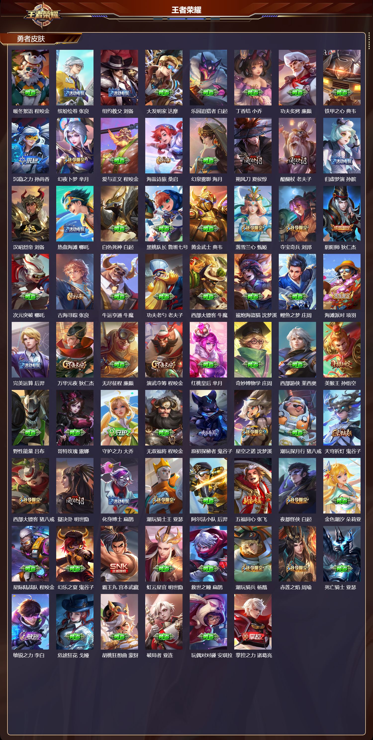 WZQM457606王者荣耀账号详情图5