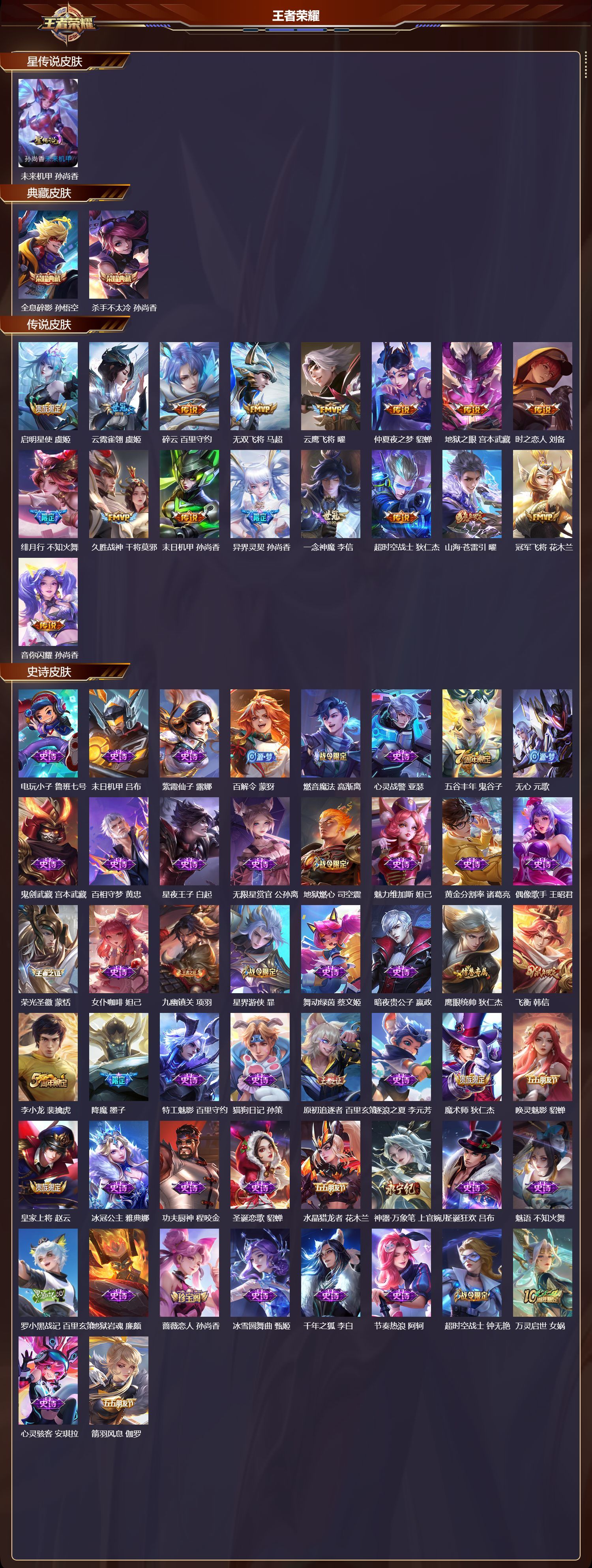 WZQM457600王者荣耀账号详情图3 WZQM457600王者荣耀账号详情图3