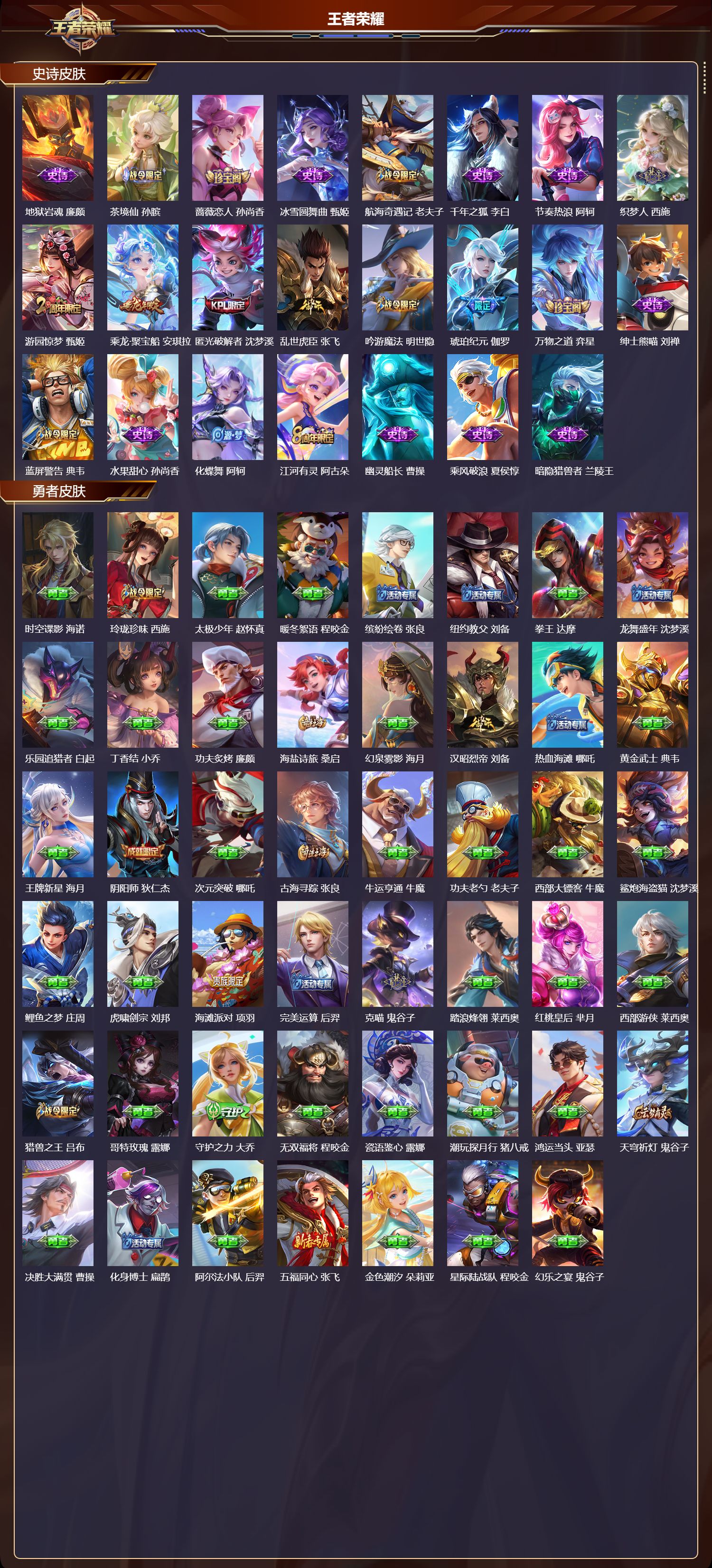 WZQM457605王者荣耀账号详情图4