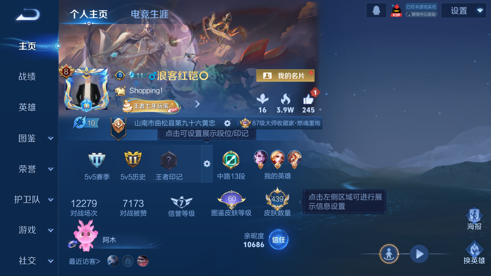 WZCMW462418王者荣耀账号详情图2