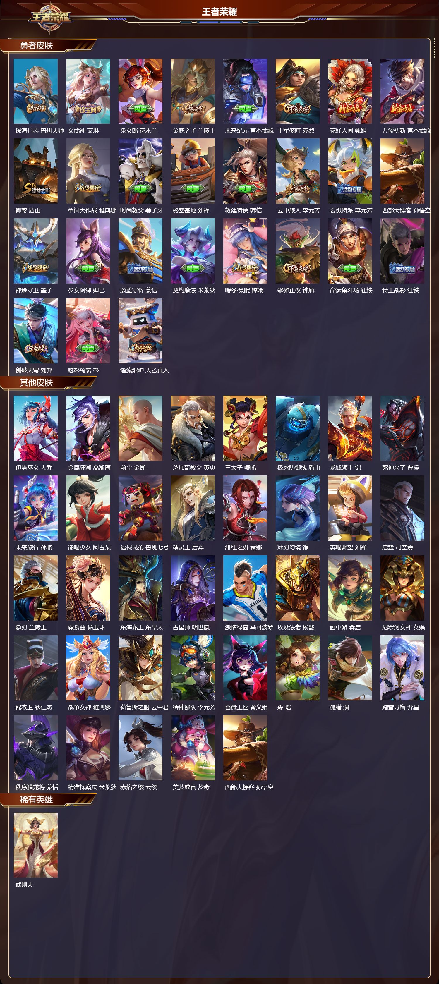 WZQM461331王者荣耀账号详情图5