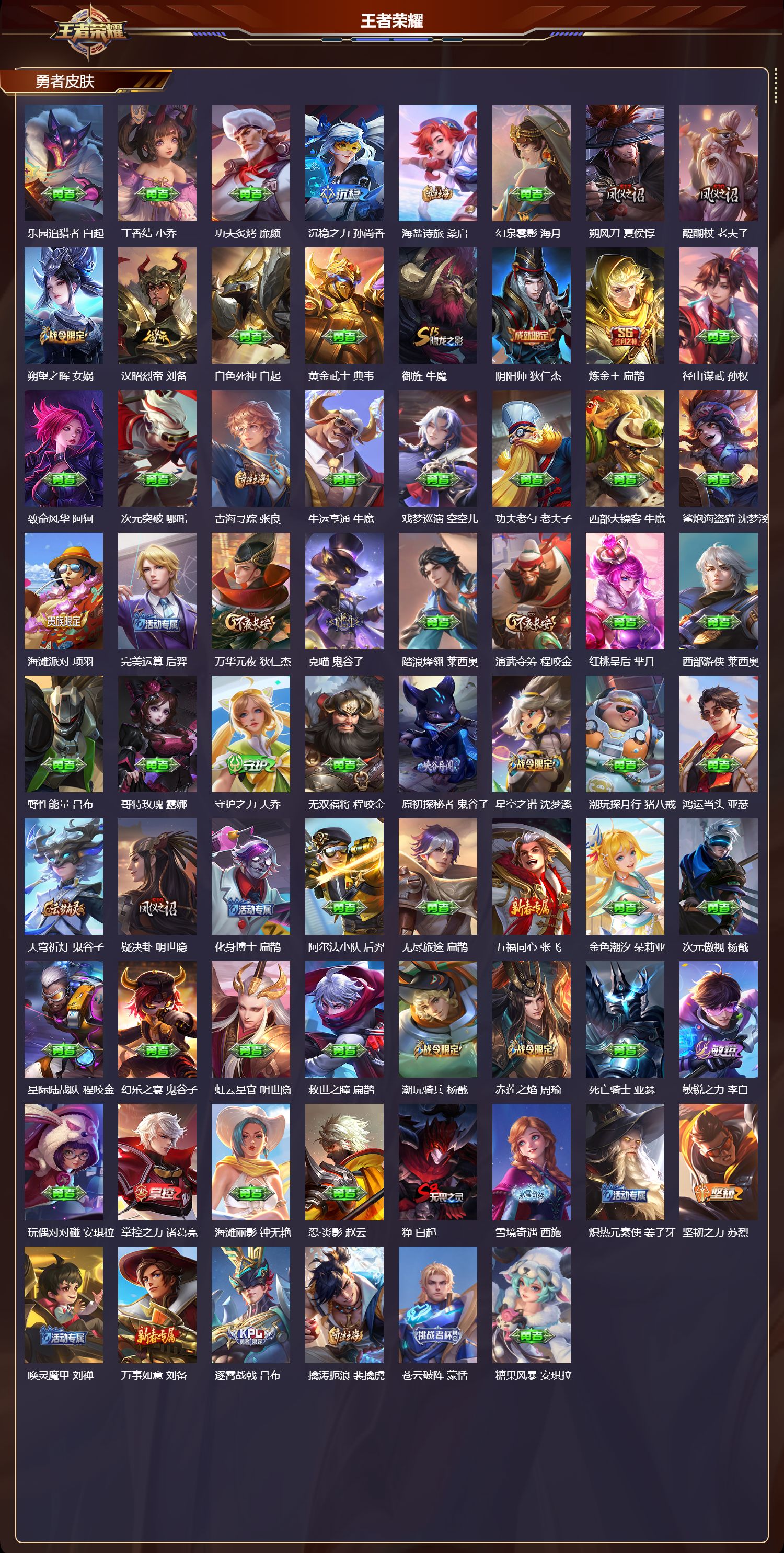 WZQM461329王者荣耀账号详情图5