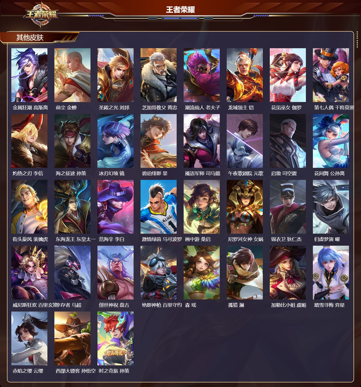 WZQM461314王者荣耀账号详情图6