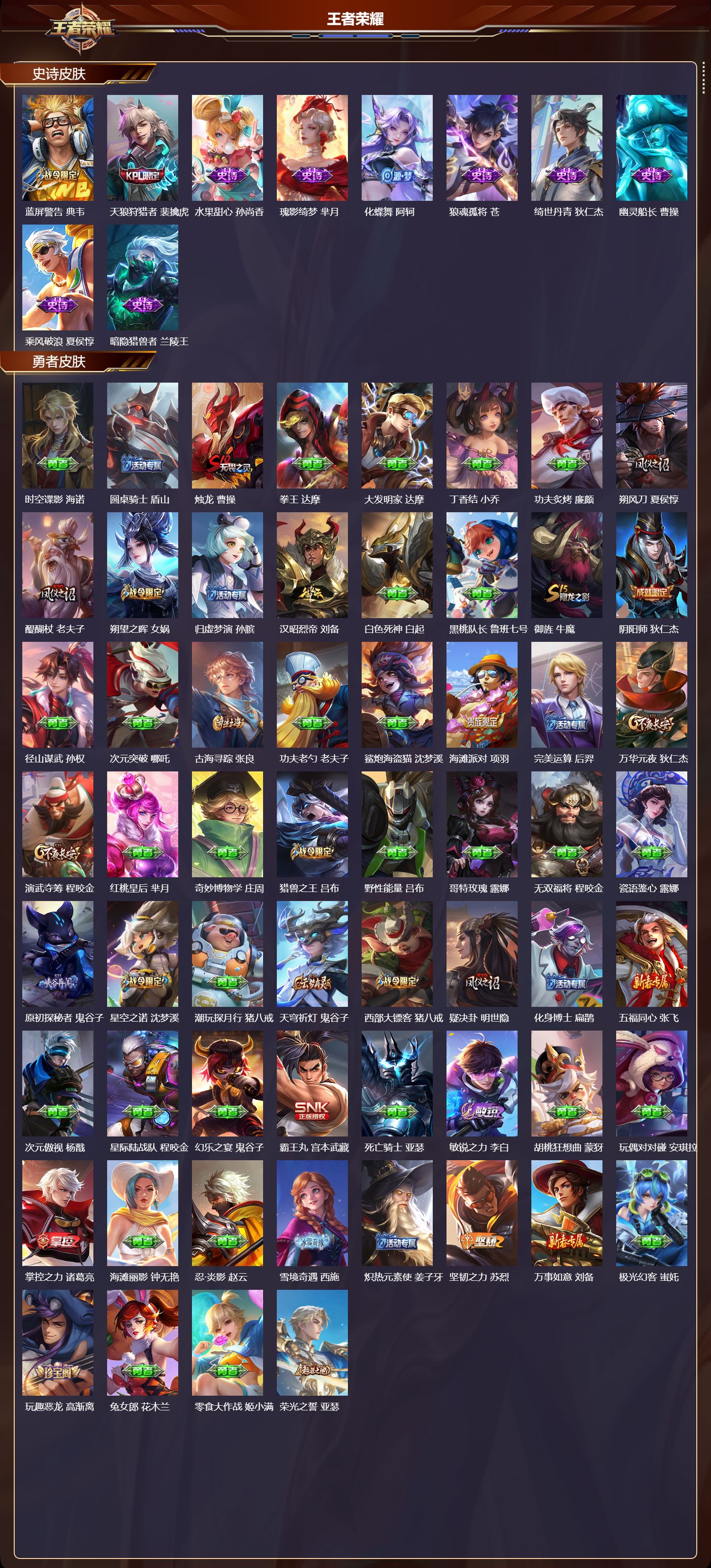 WZQM461327王者荣耀账号详情图4