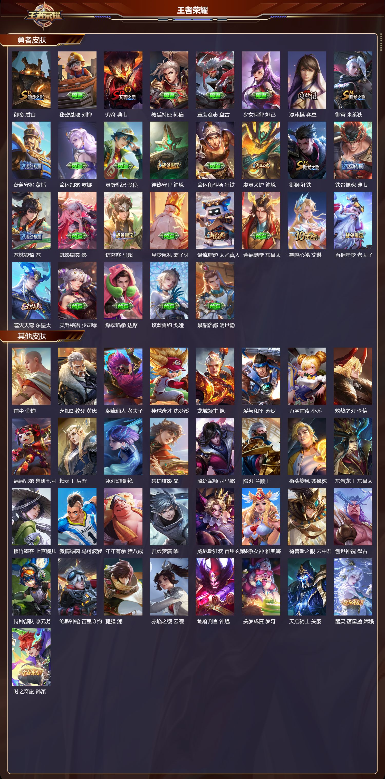 WZQM461327王者荣耀账号详情图5