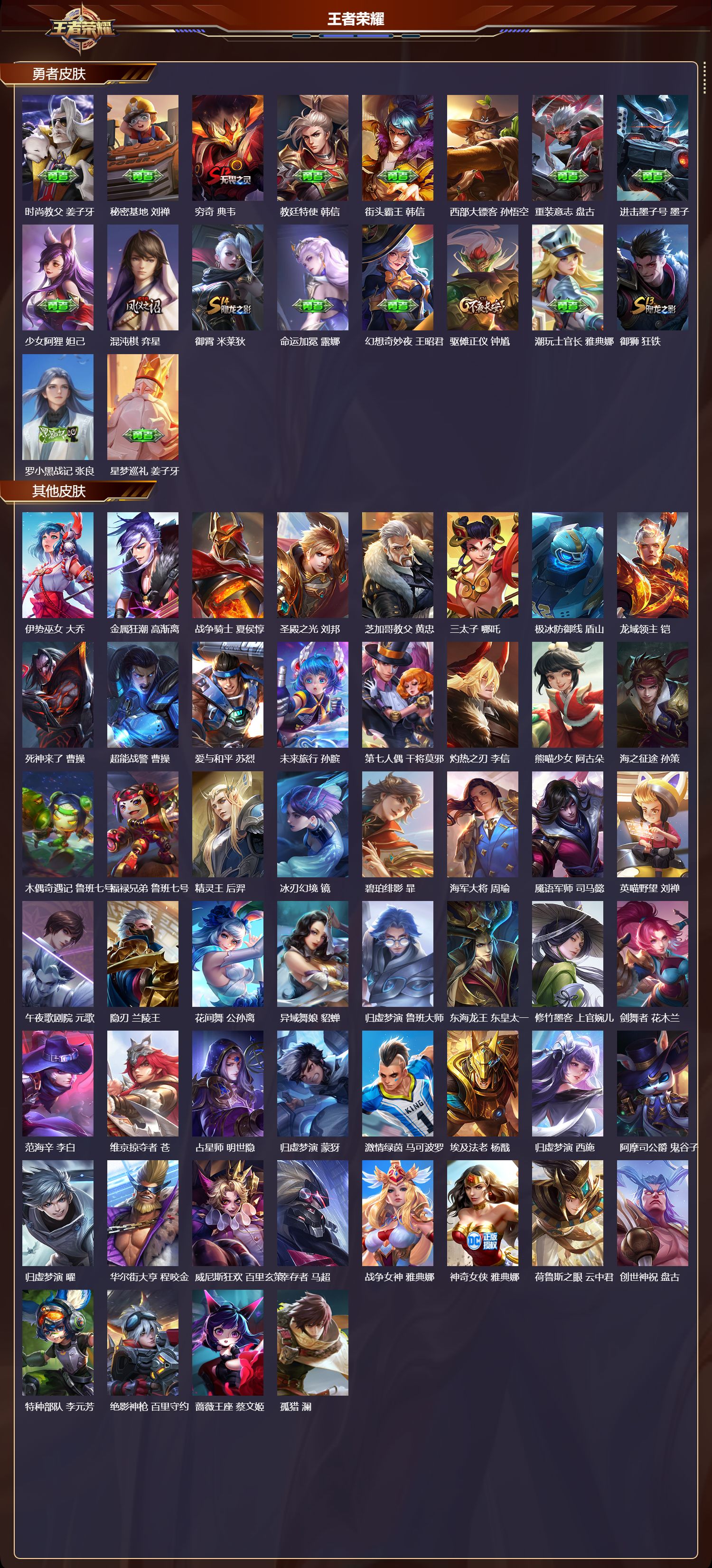 WZQM461349王者荣耀账号详情图5