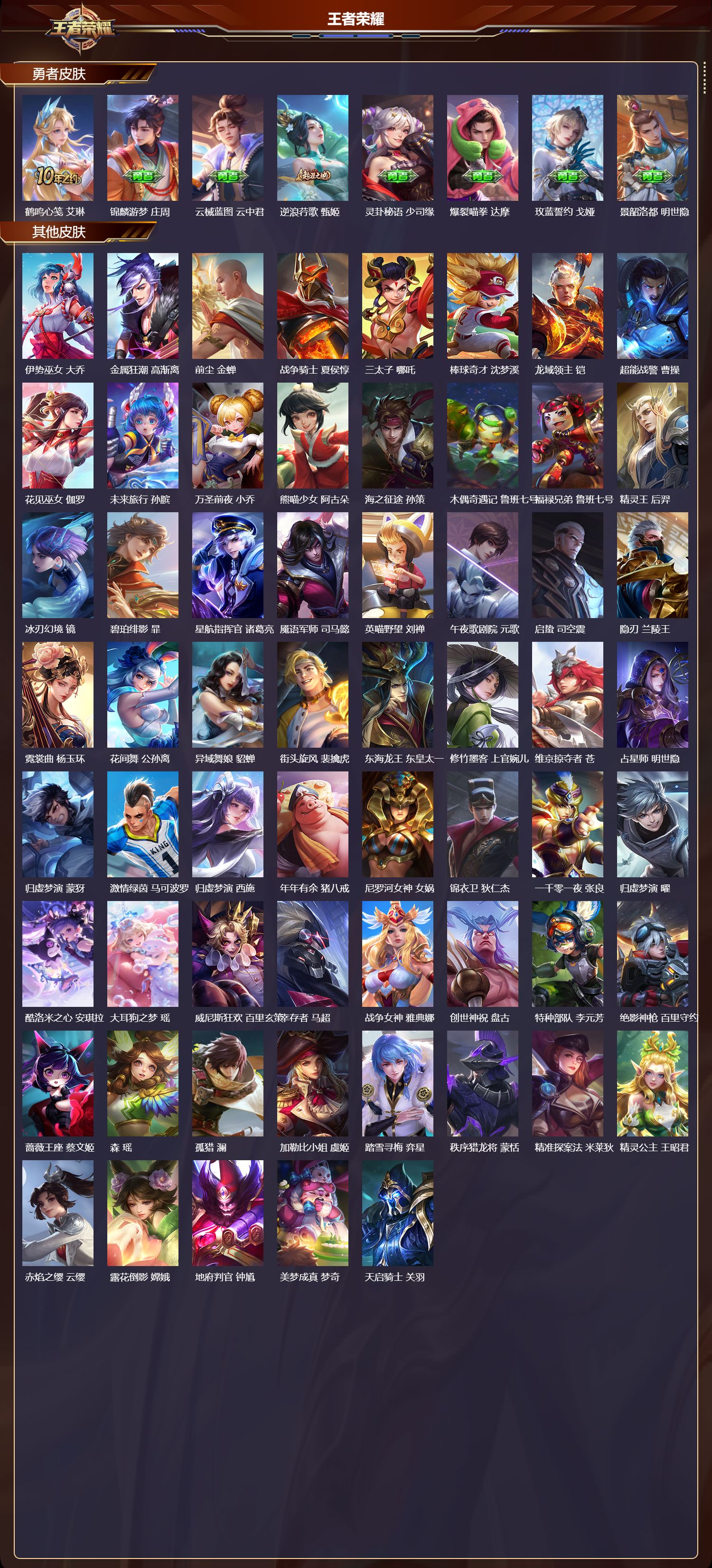 WZQM461335王者荣耀账号详情图6