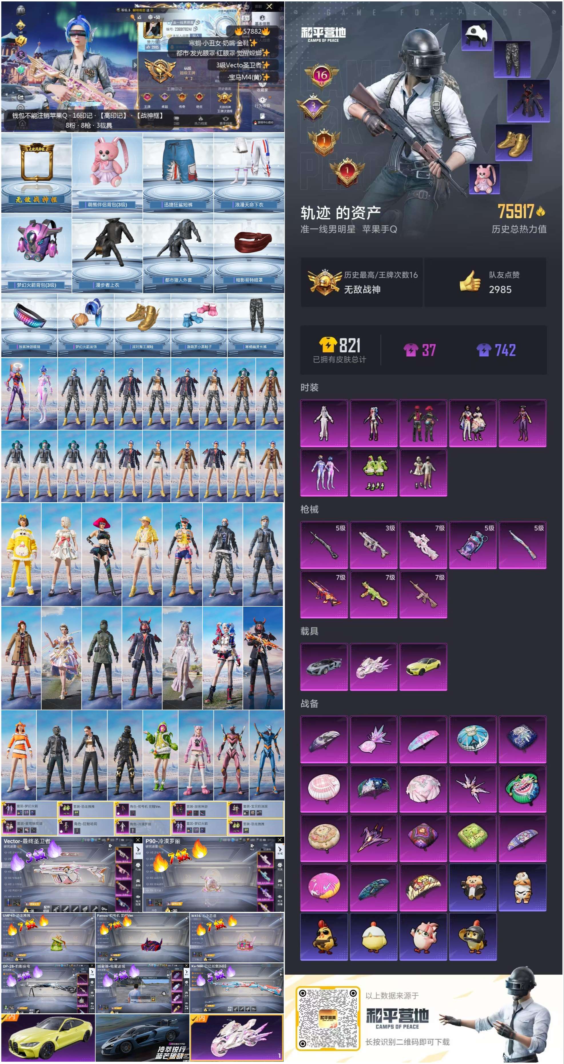 HPCMW433209和平精英账号详情图5