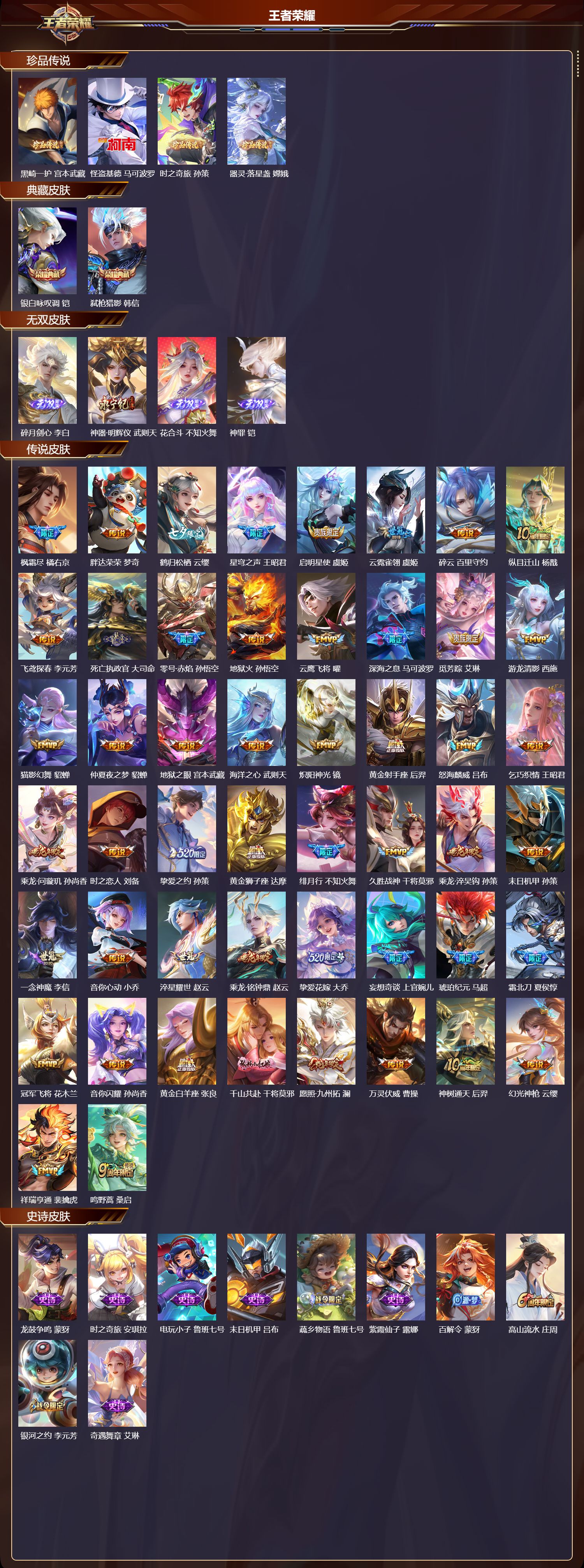 WZCMW461485王者荣耀账号详情图8