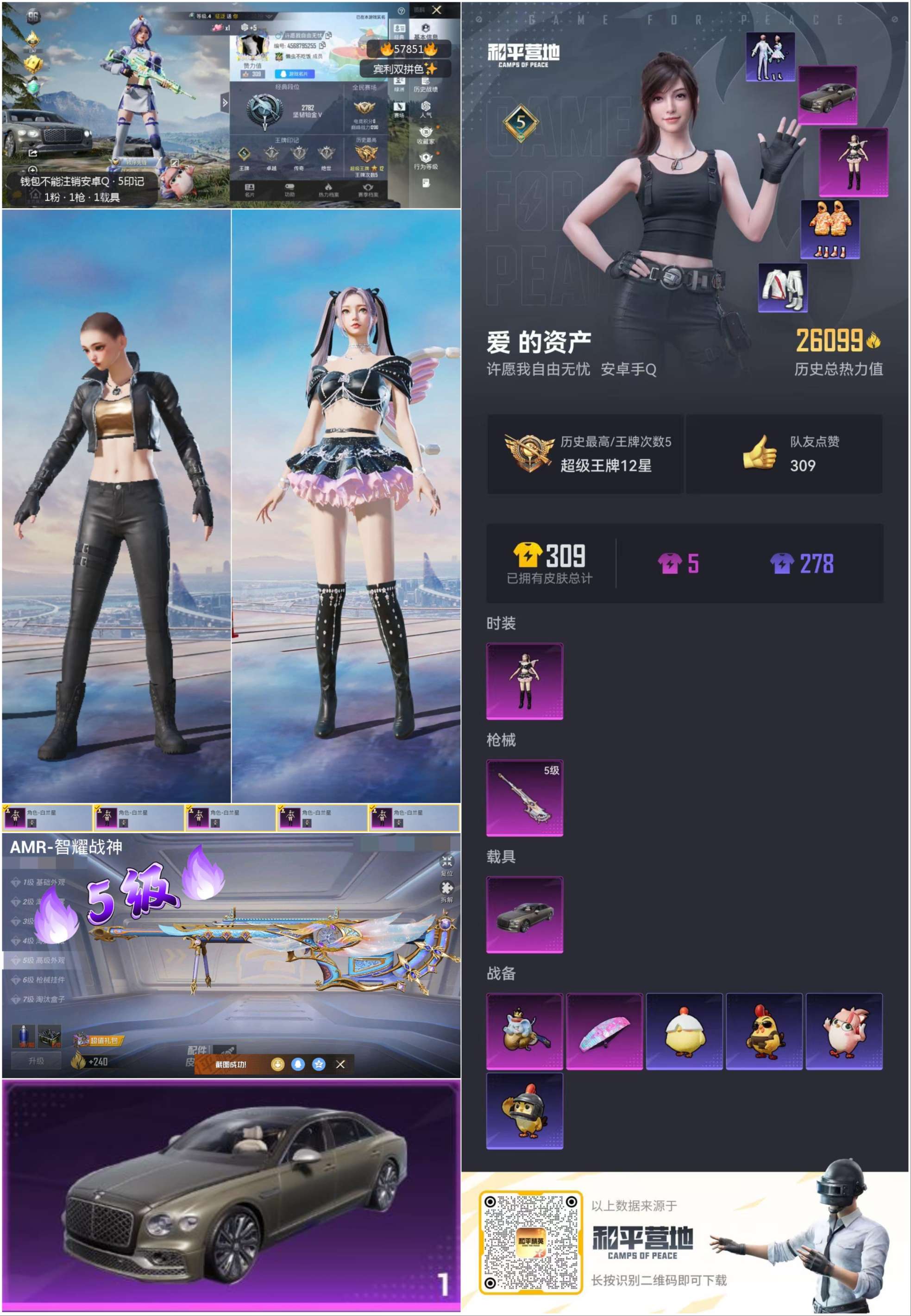 HPSJ433566和平精英账号详情图4