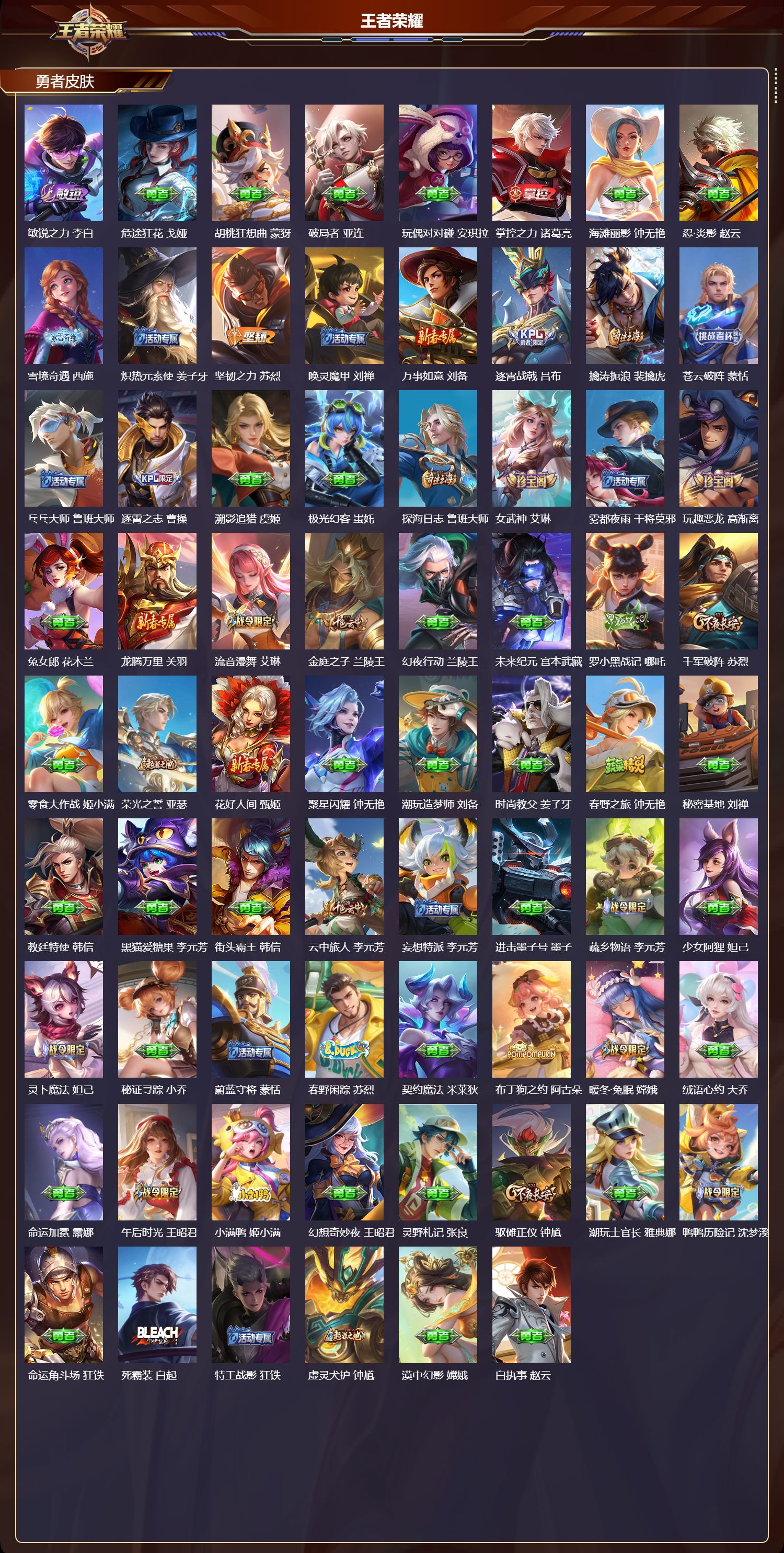 WZQM465363王者荣耀账号详情图6