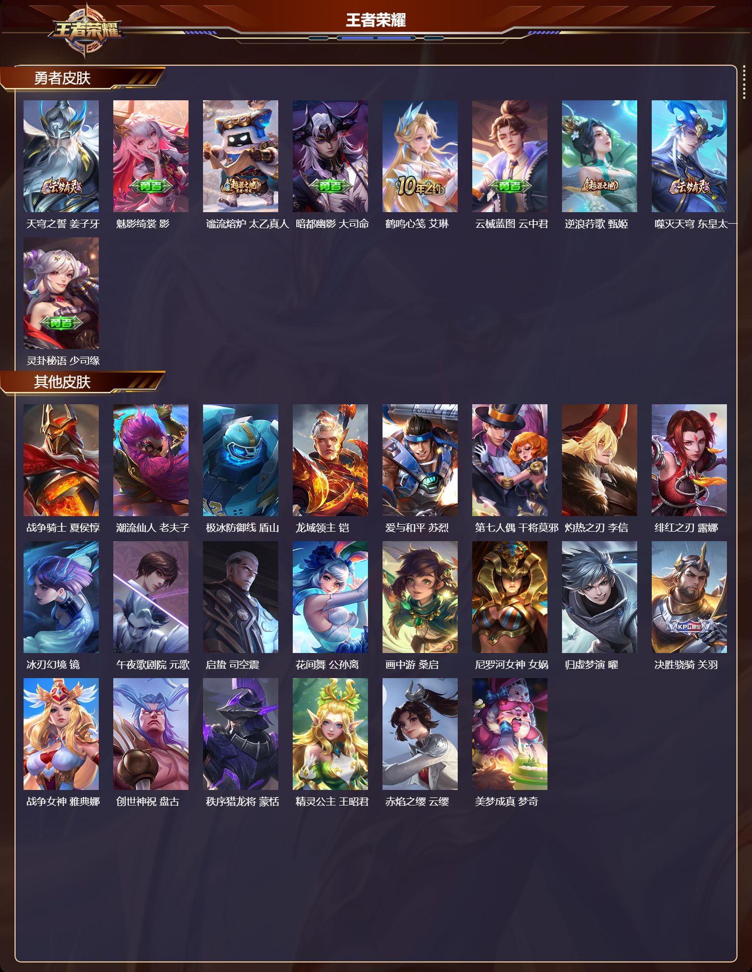 WZQM465369王者荣耀账号详情图5