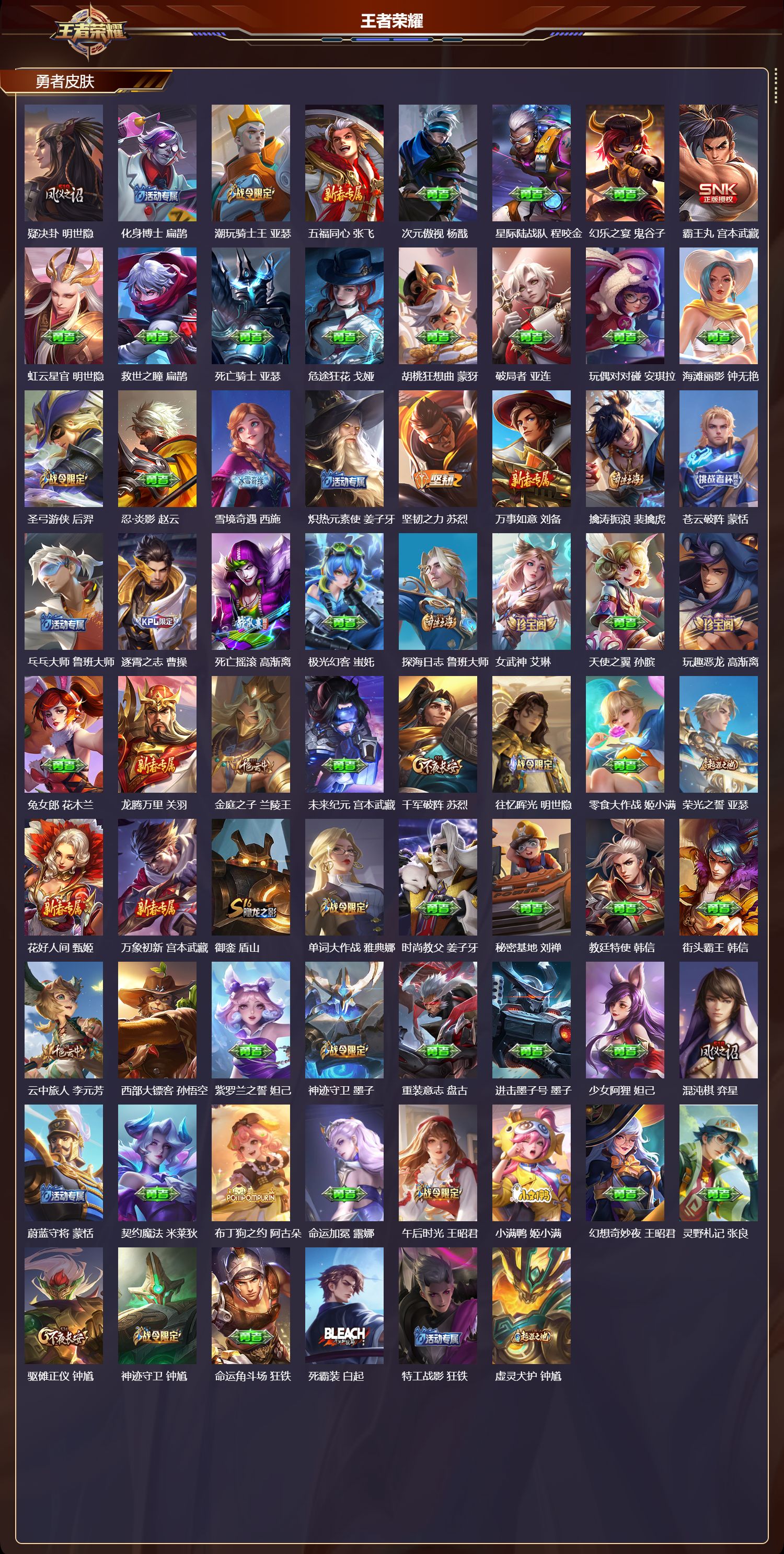 WZCMW461226王者荣耀账号详情图8