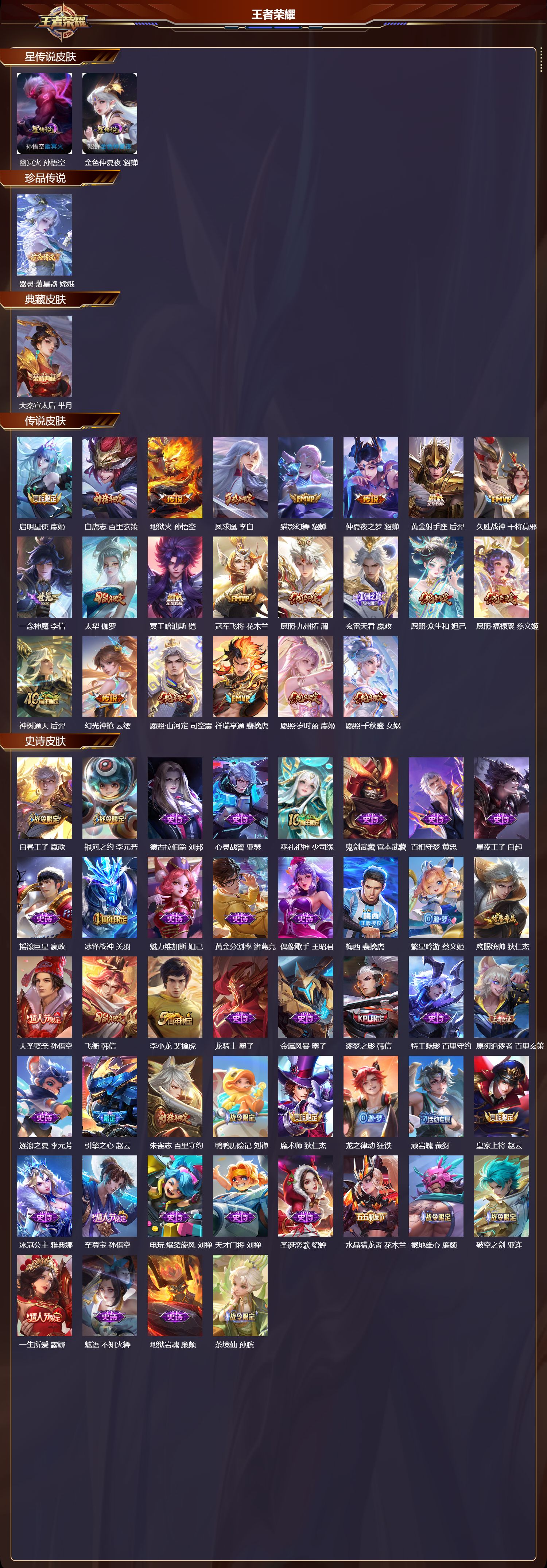 WZQM465379王者荣耀账号详情图3