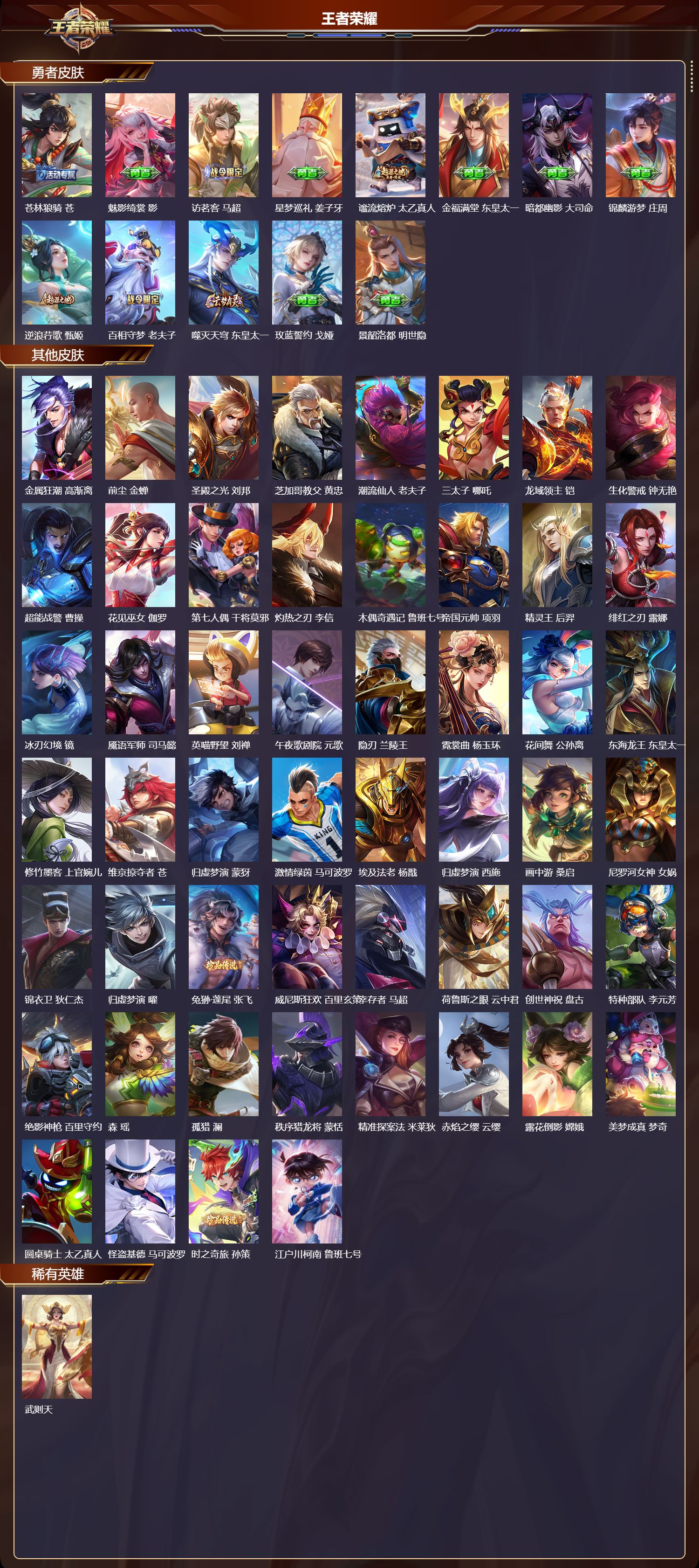 WZCMW461513王者荣耀账号详情图9