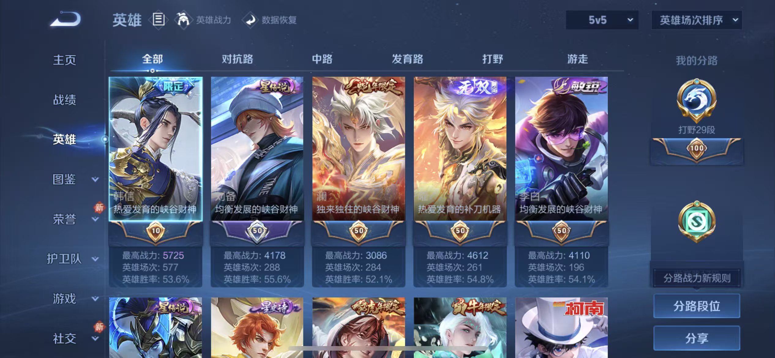 WZCMW461539王者荣耀账号详情图5