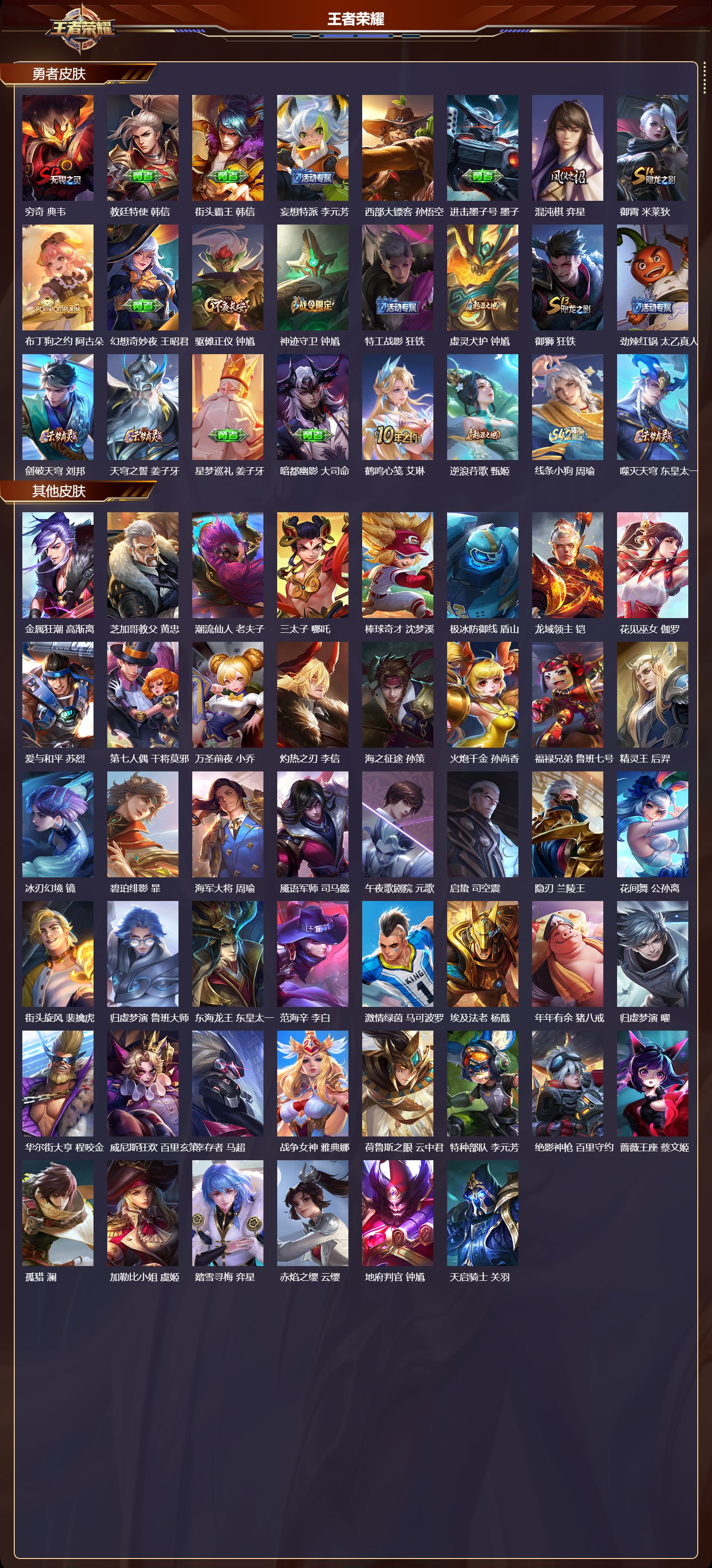 WZQM465393王者荣耀账号详情图5