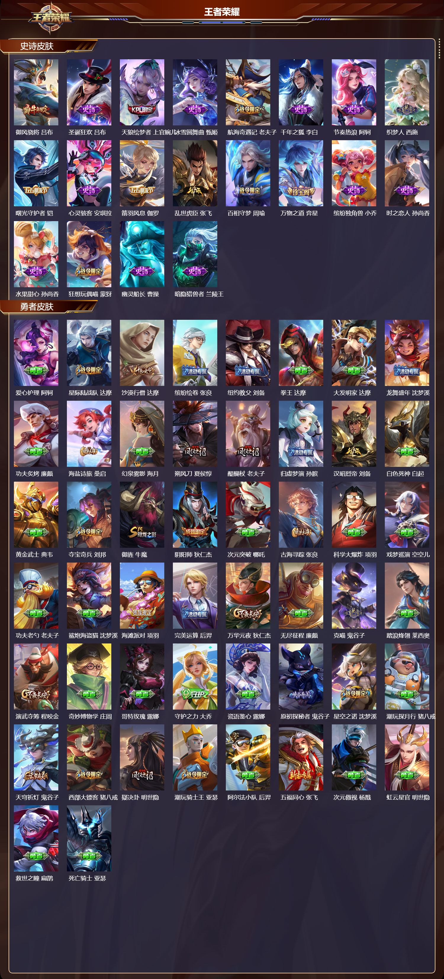 WZQM465375王者荣耀账号详情图4