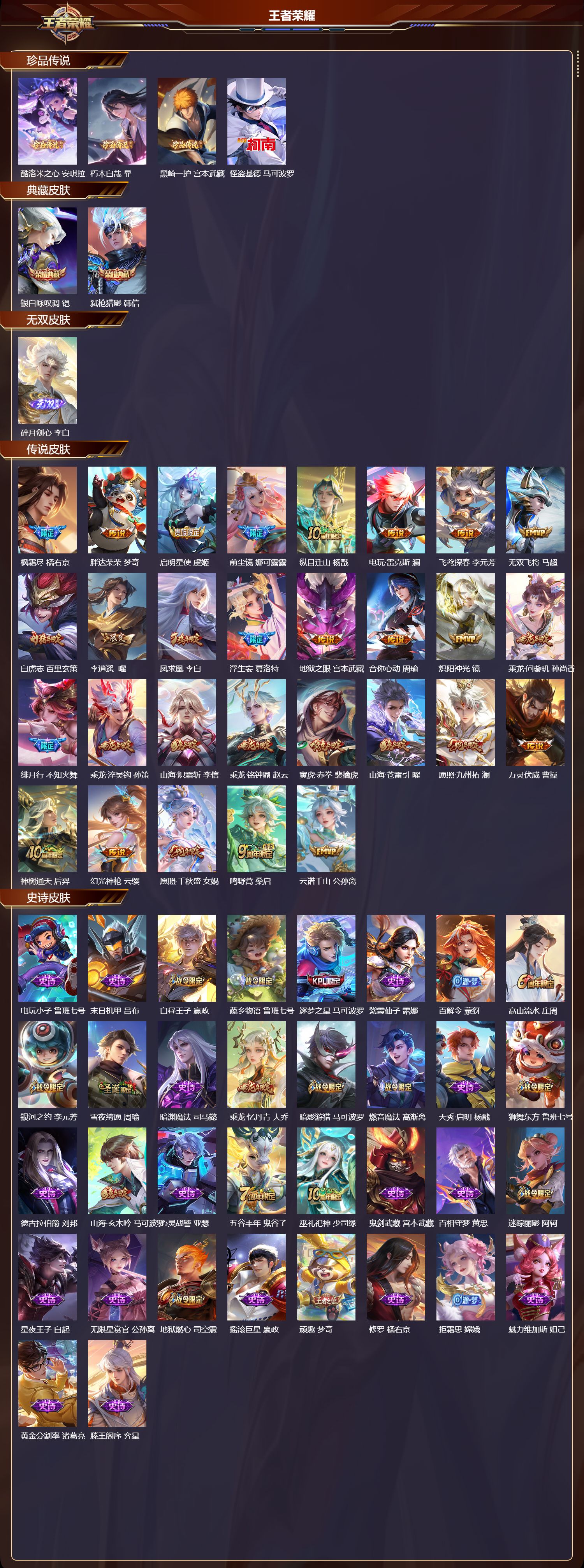 WZCMW461383王者荣耀账号详情图6